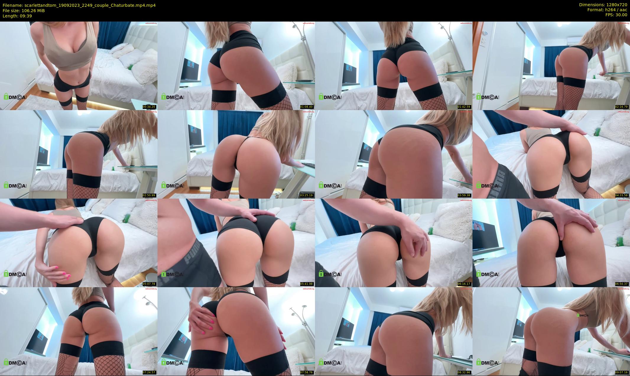 scarlettandtom — 10 minute Chaturbate couple cam show recording, 720p, Sep 19, 2023