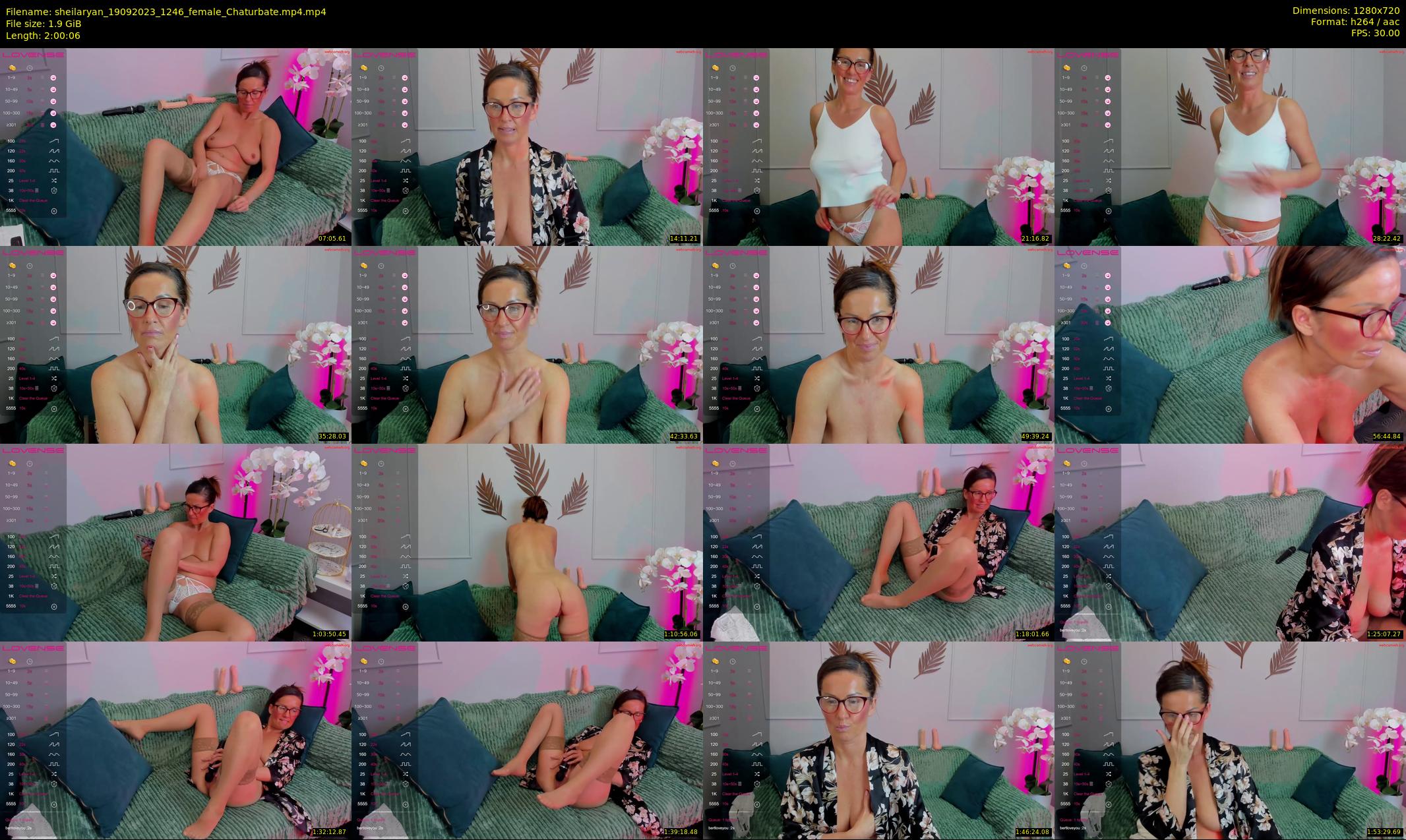 sheilaryan — 121 minute Chaturbate female cam show recording, 720p, Sep 19, 2023