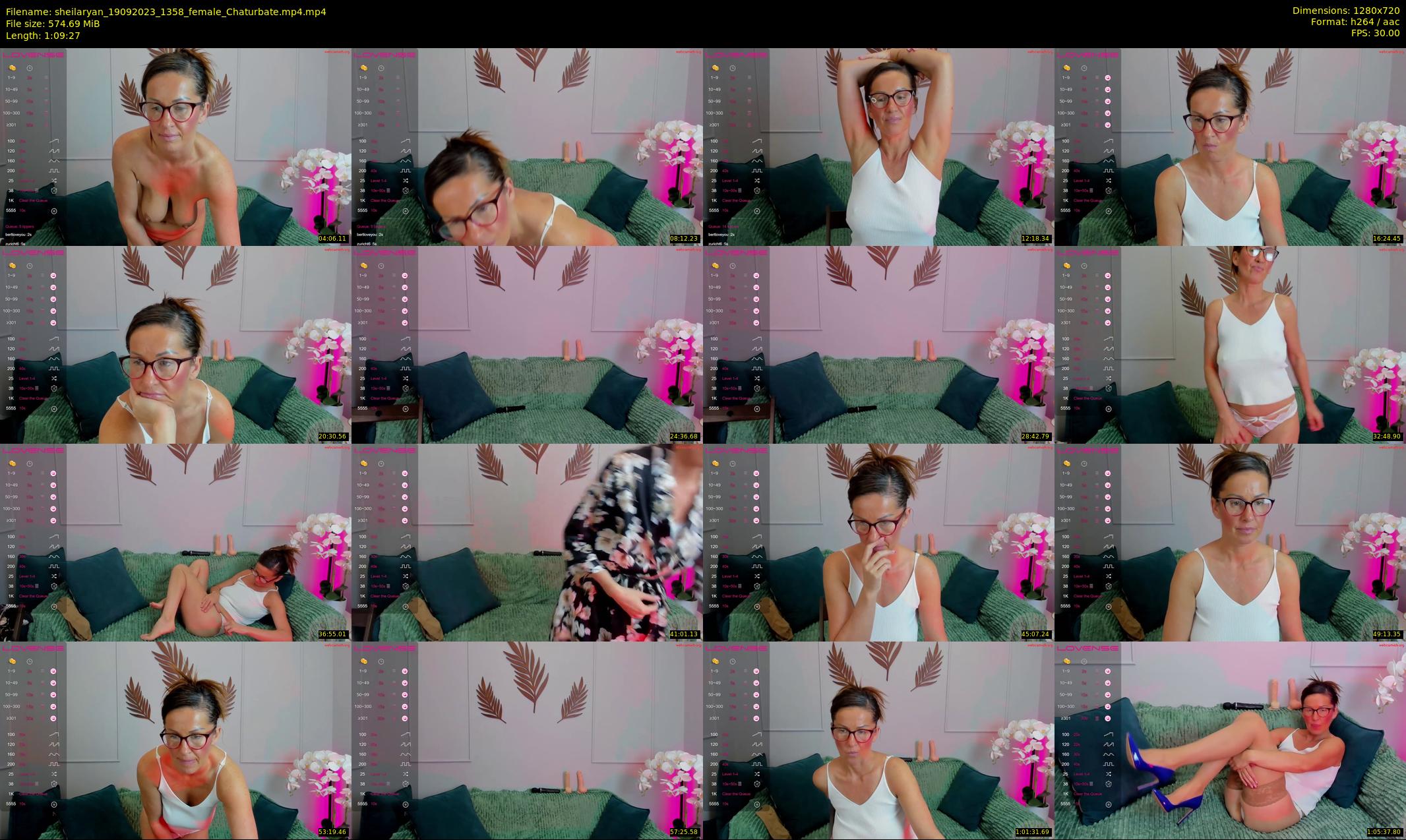 sheilaryan — 70 minute Chaturbate female cam show recording, 720p, Sep 19, 2023
