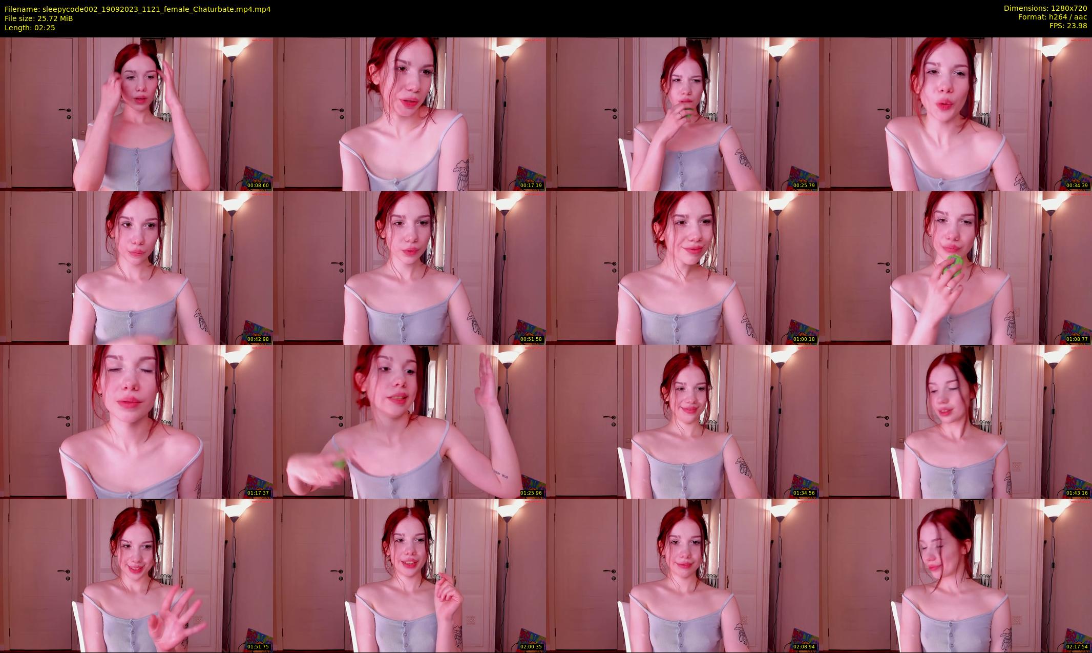 sleepycode002 — 3 minute Chaturbate female cam show recording, 720p, Sep 19, 2023