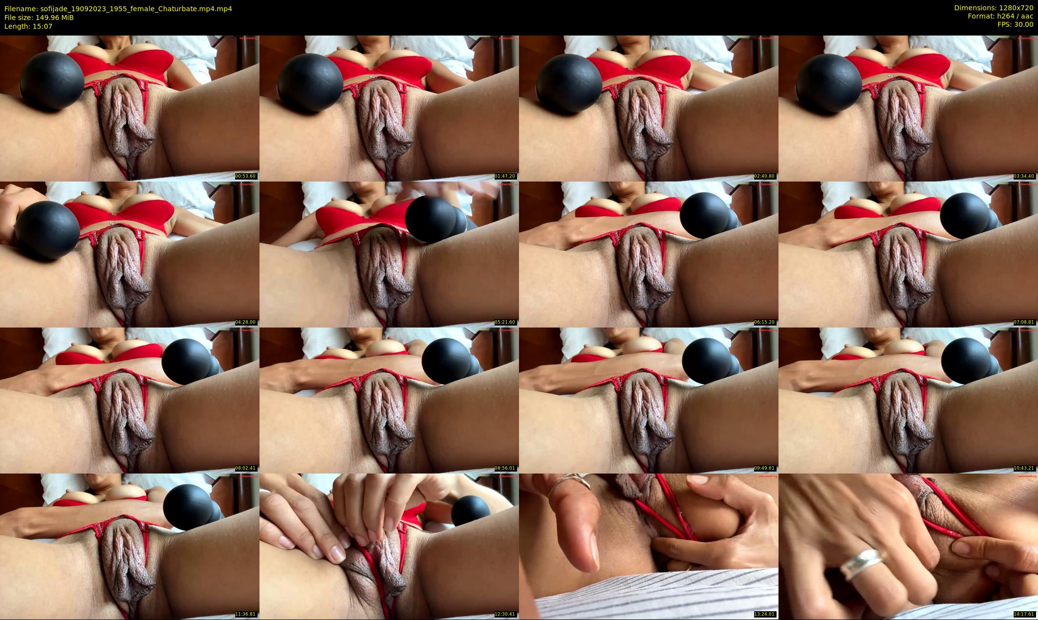 sofijade — 16 minute Chaturbate female cam show recording, 720p, Sep 19, 2023