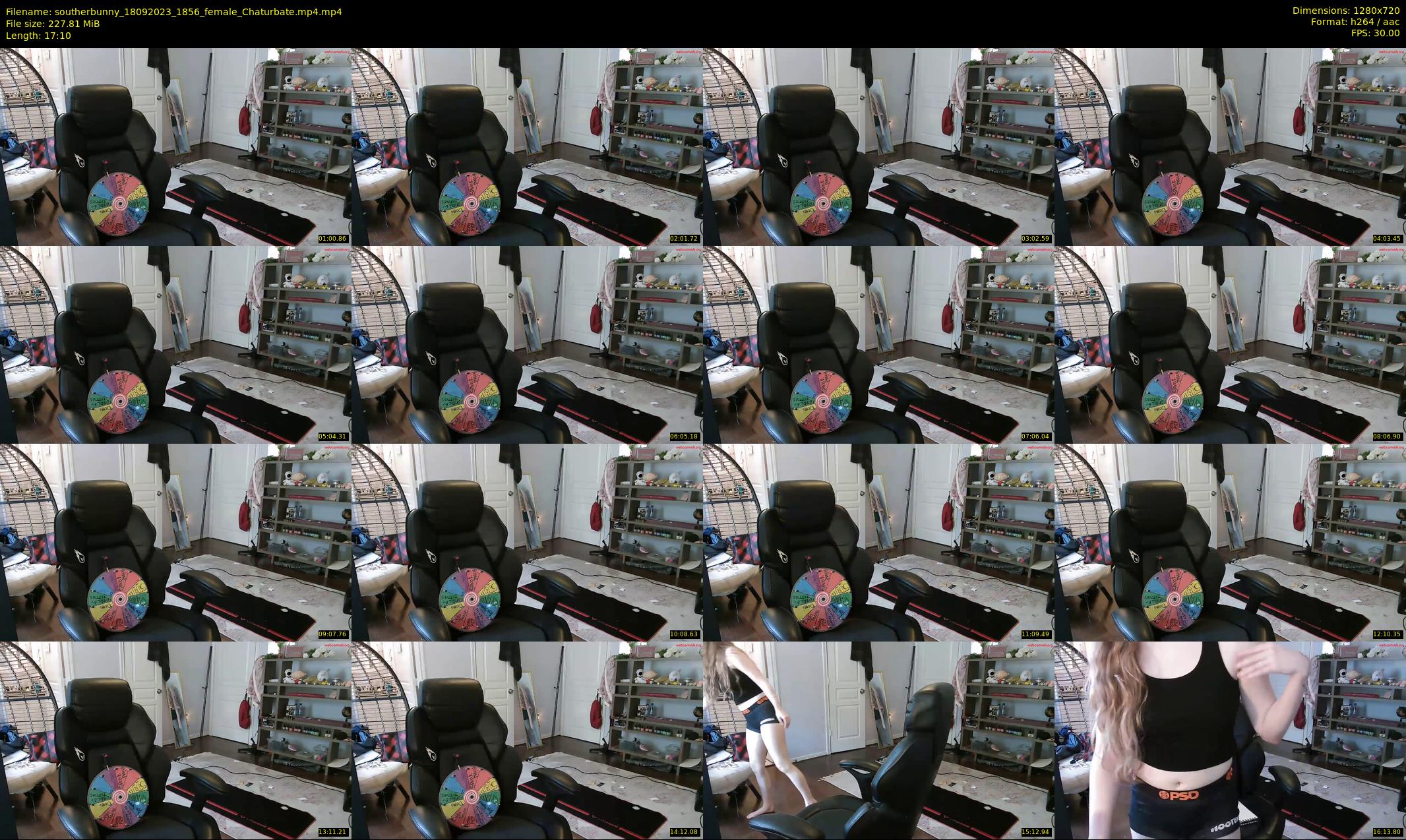 southerbunny — 18 minute Chaturbate female cam show recording, 720p, Sep 18, 2023