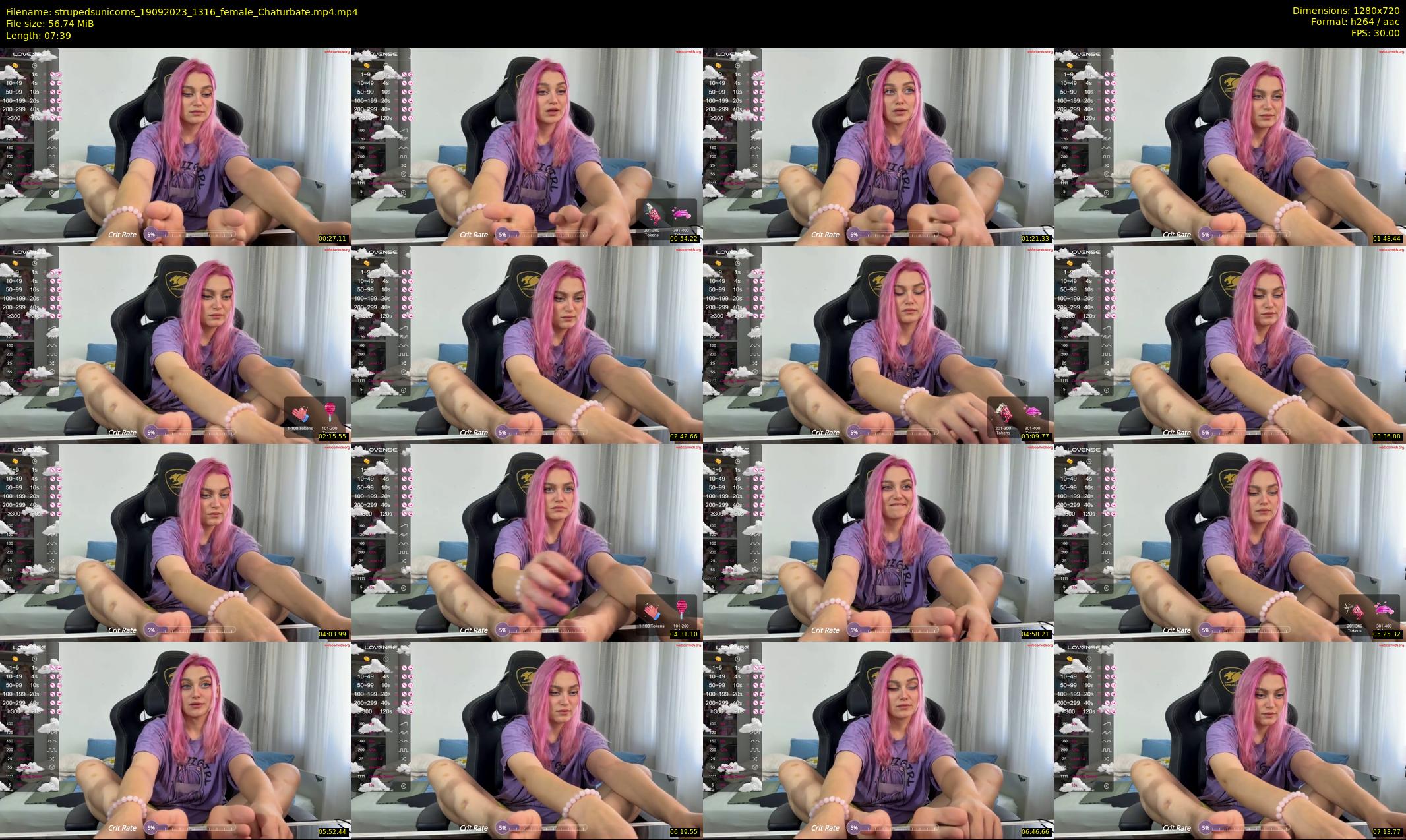 strupedsunicorns — 8 minute Chaturbate couple cam show recording, 720p, Sep 19, 2023
