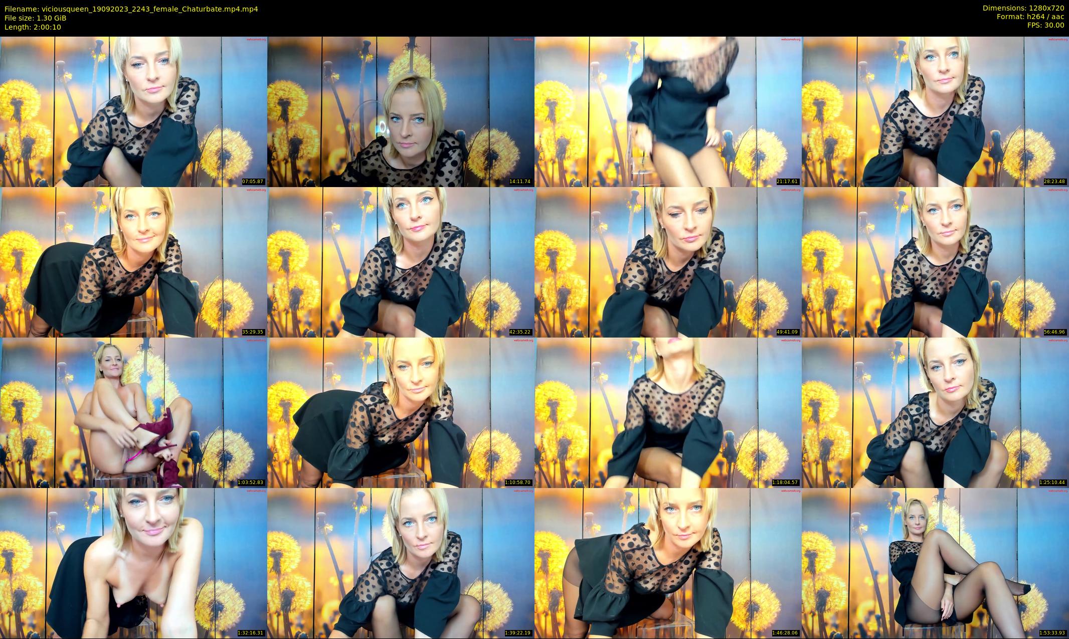 viciousqueen — 121 minute Chaturbate female cam show recording, 720p, Sep 19, 2023