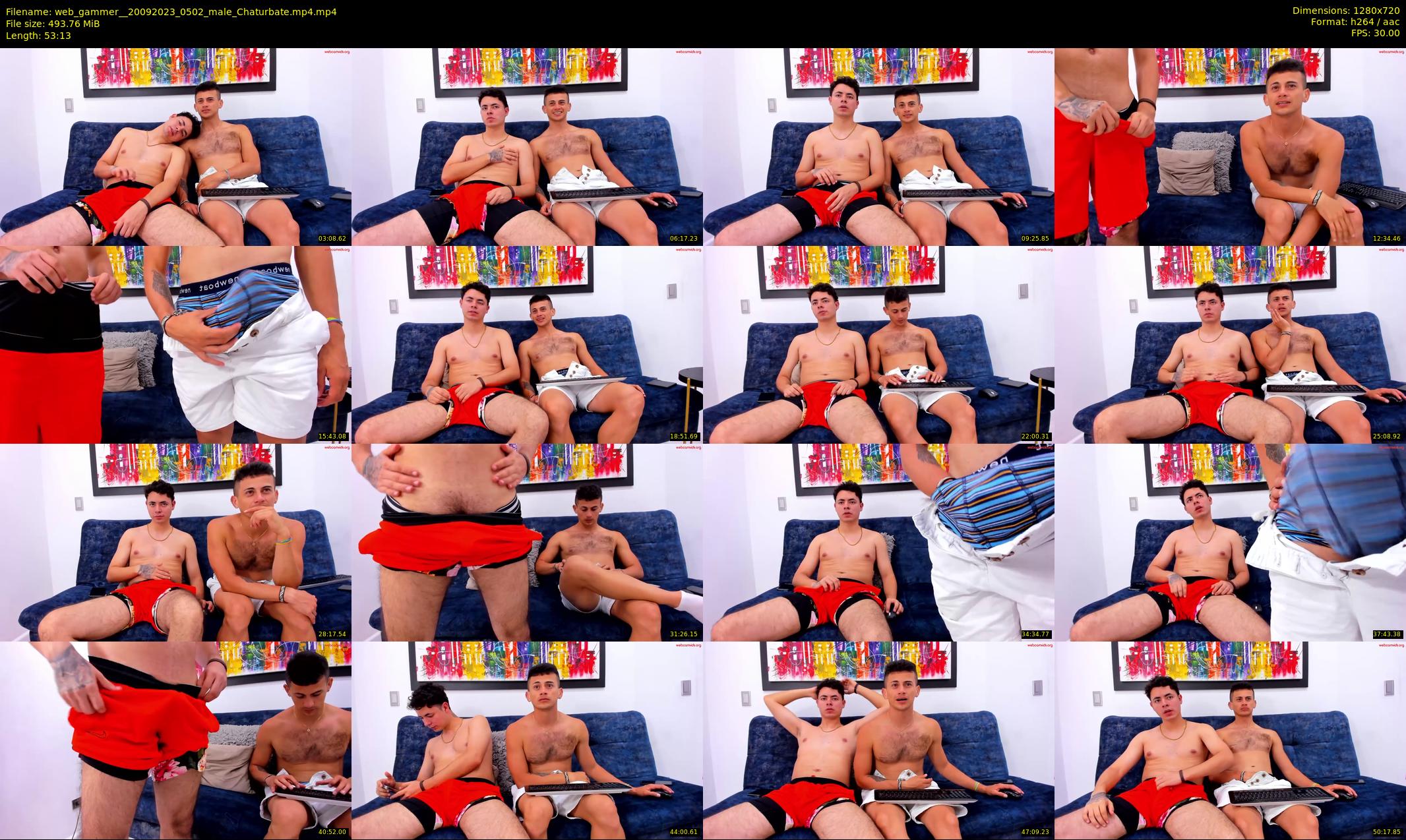 web_gammer_ — 54 minute Chaturbate male cam show recording, 720p, Sep 20, 2023