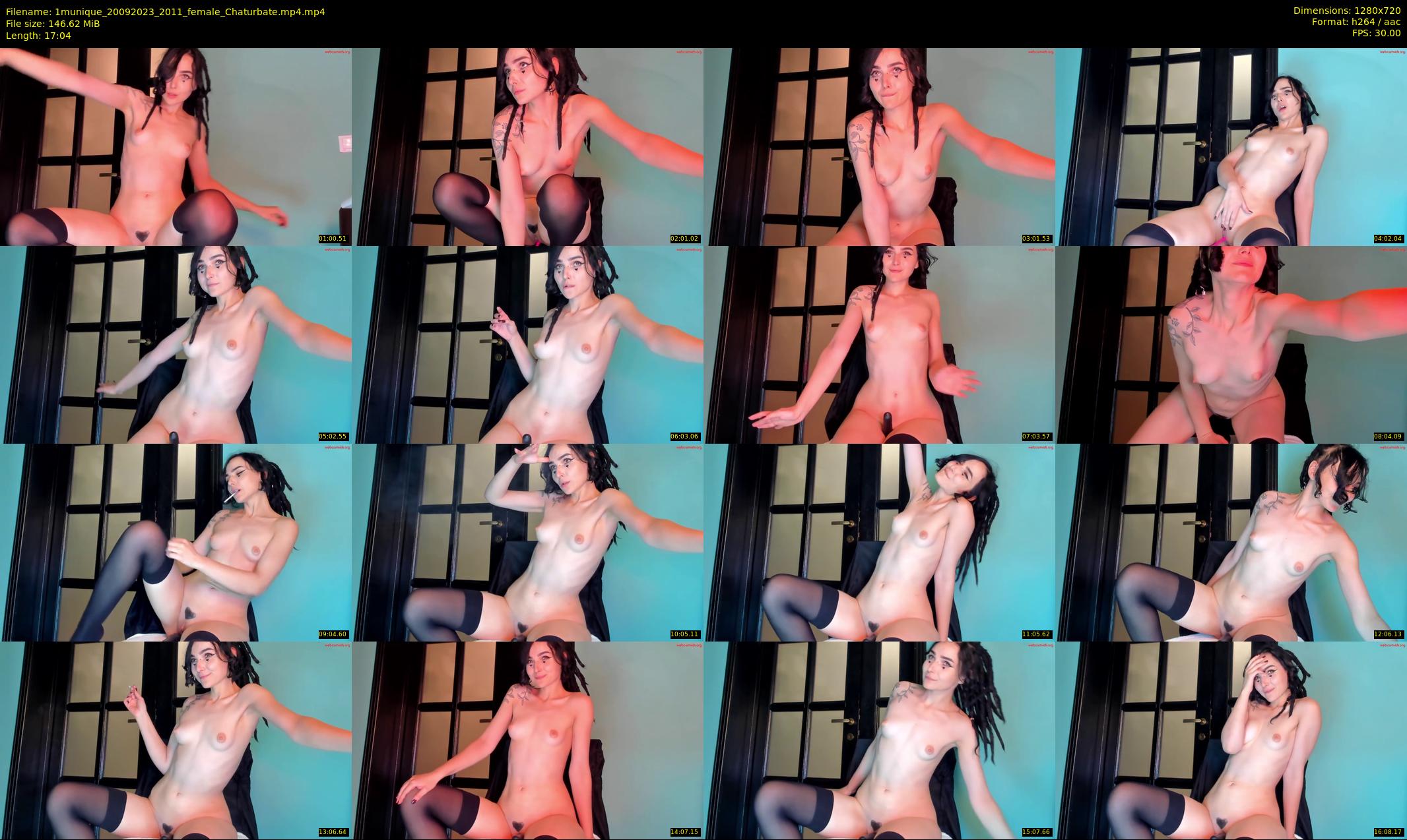 1munique — 18 minute Chaturbate female cam show recording, 720p, Sep 20, 2023