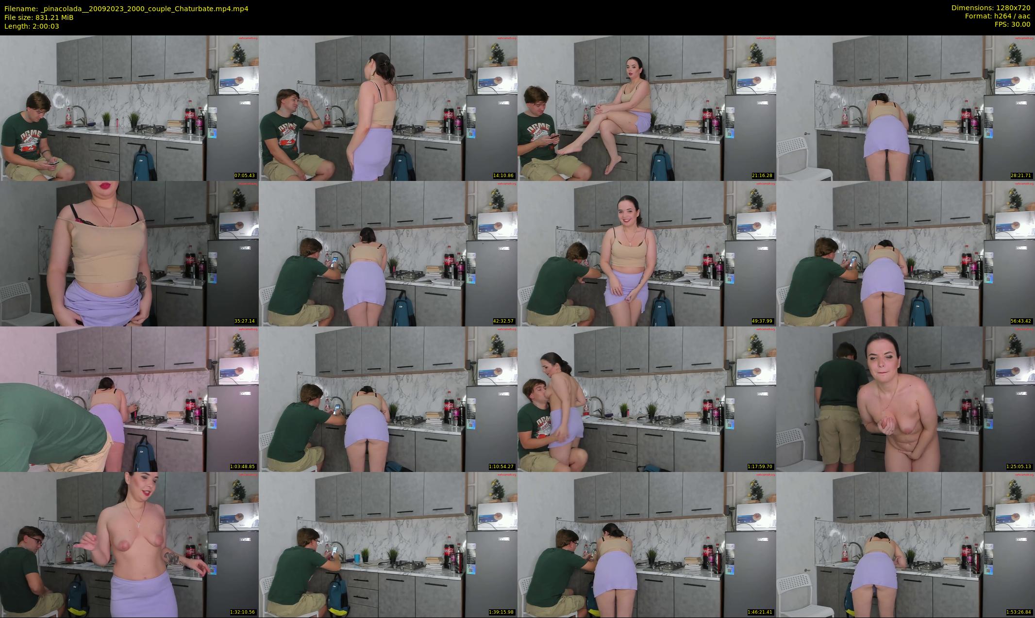 _pinacolada_ — 121 minute Chaturbate couple cam show recording, 720p, Sep 20, 2023