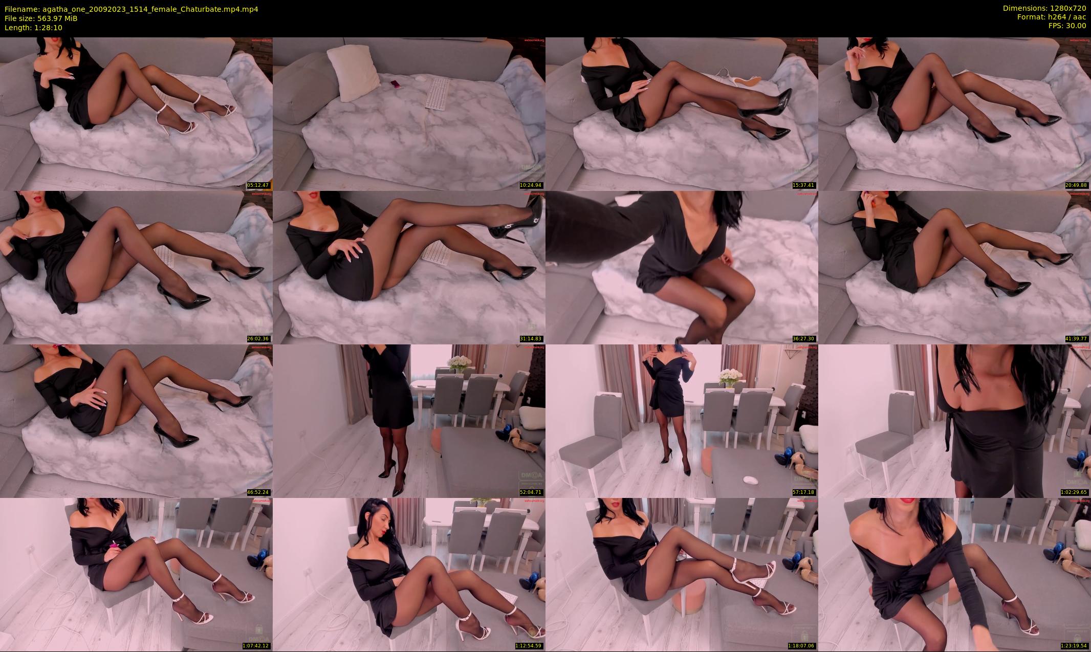 agatha_one — 89 minute Chaturbate female cam show recording, 720p, Sep 20, 2023