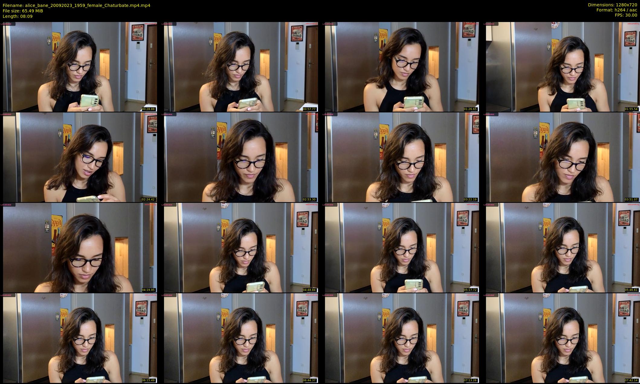 alice_bane — 9 minute Chaturbate female cam show recording, 720p, Sep 20, 2023