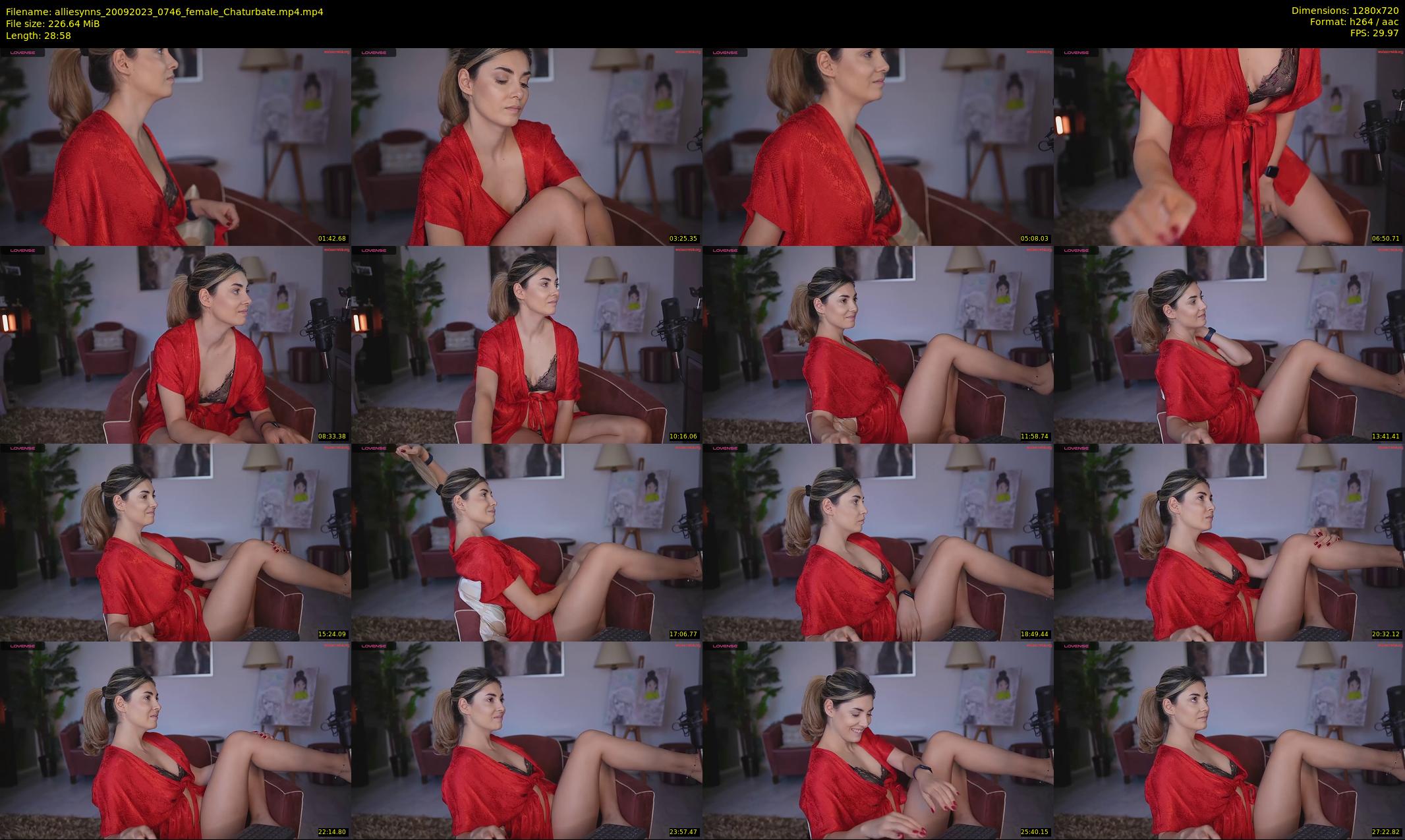 alliesynns — 29 minute Chaturbate female cam show recording, 720p, Sep 20, 2023