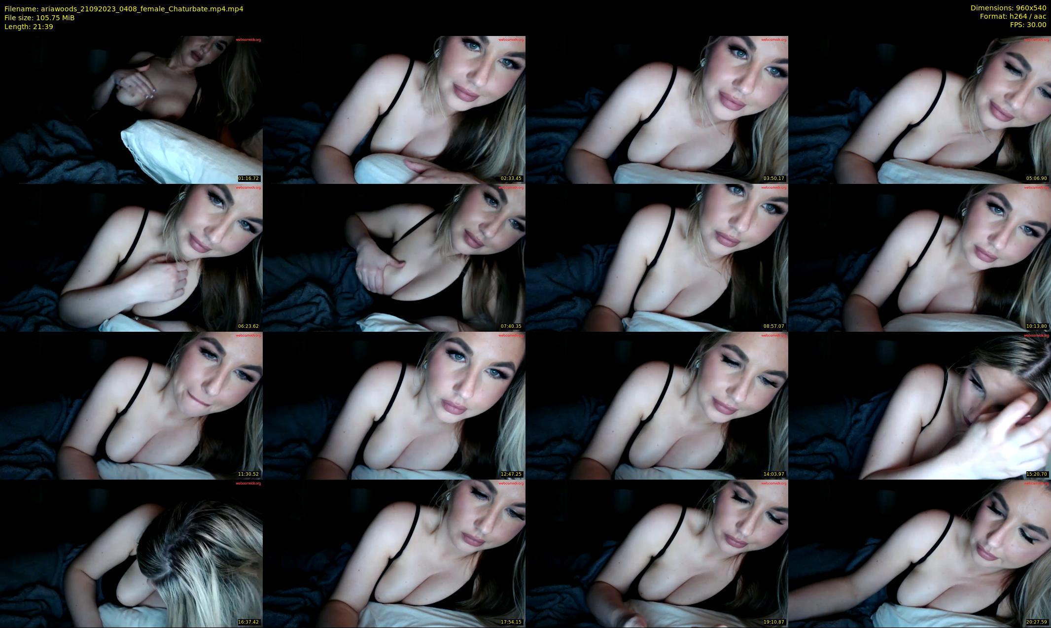 ariawoods — 22 minute Chaturbate female cam show recording, 480p, Sep 21, 2023