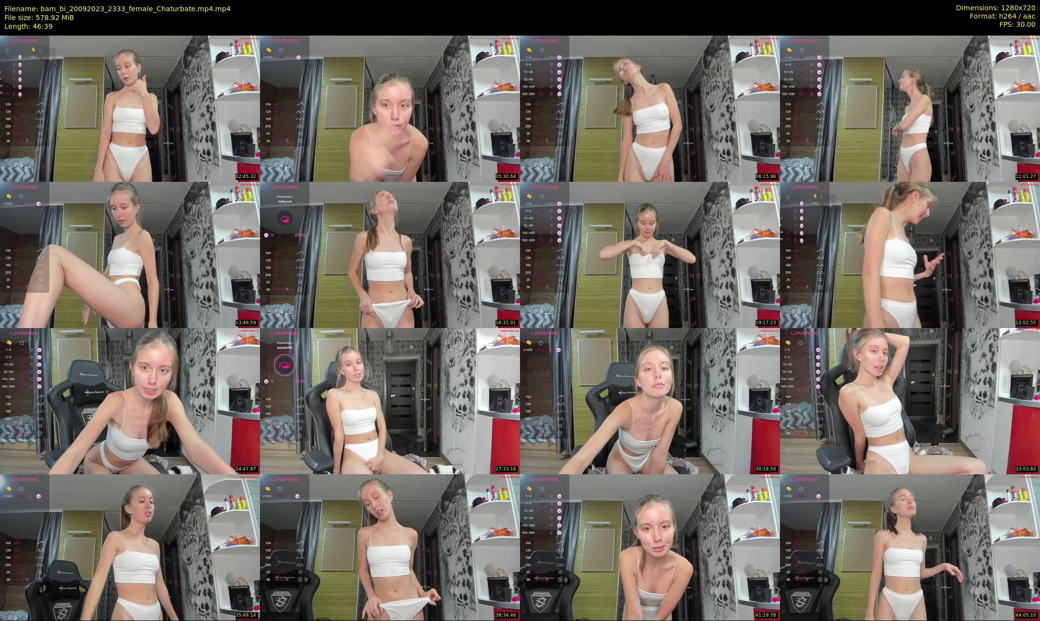 bam_bi — 47 minute Chaturbate female cam show recording, 720p, Sep 20, 2023
