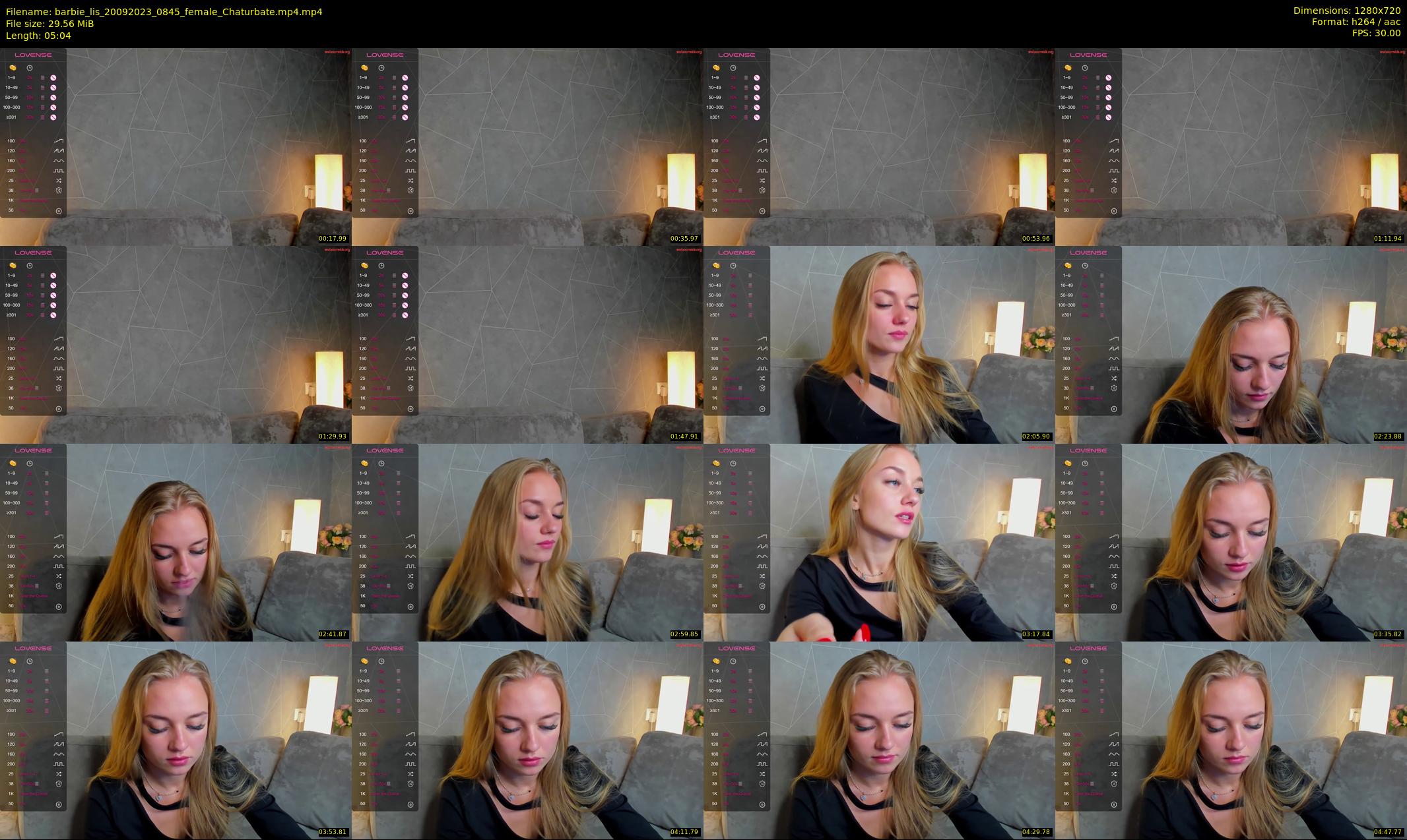 barbie_lis — 6 minute Chaturbate female cam show recording, 720p, Sep 20, 2023