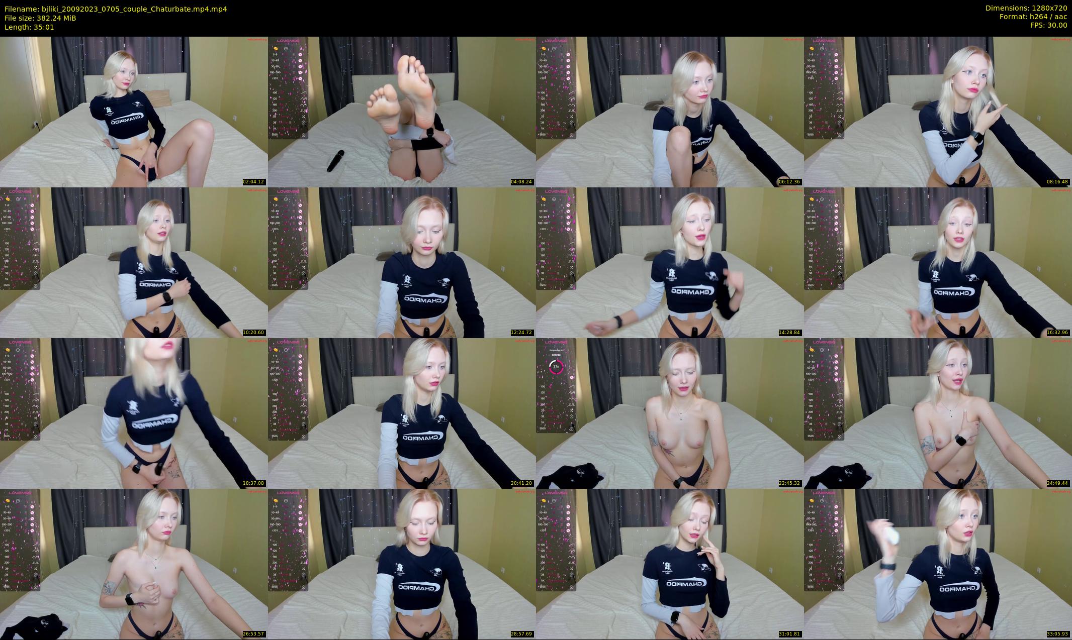 bjliki — 36 minute Chaturbate couple cam show recording, 720p, Sep 20, 2023
