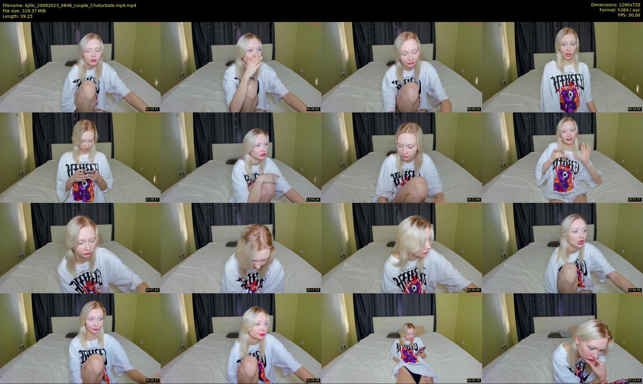 bjliki — 40 minute Chaturbate couple cam show recording, 720p, Sep 20, 2023