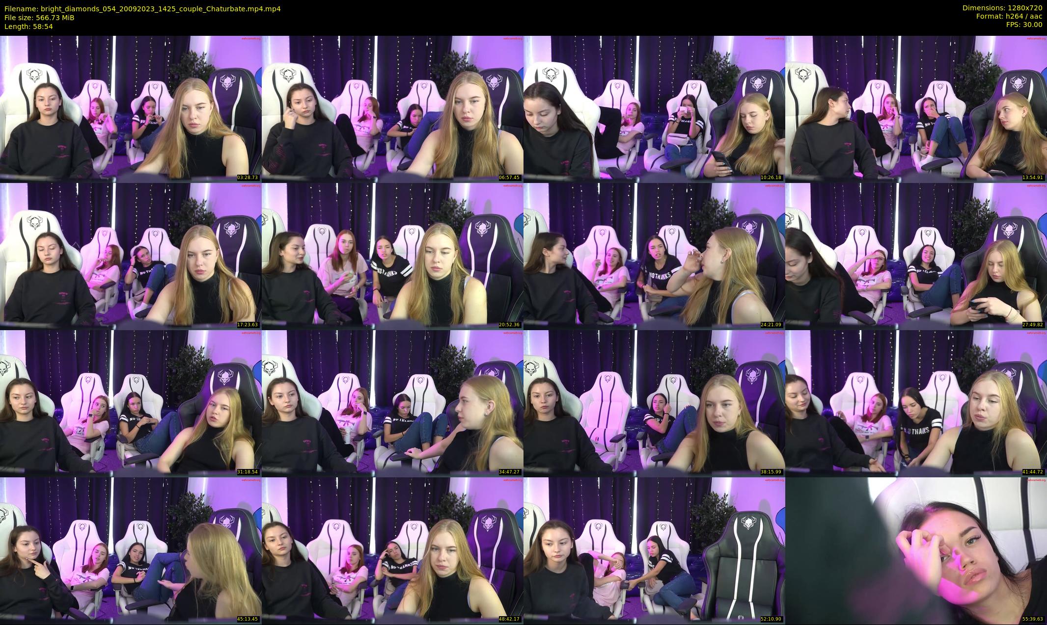 bright_diamonds_054 — 59 minute Chaturbate couple cam show recording, 720p, Sep 20, 2023