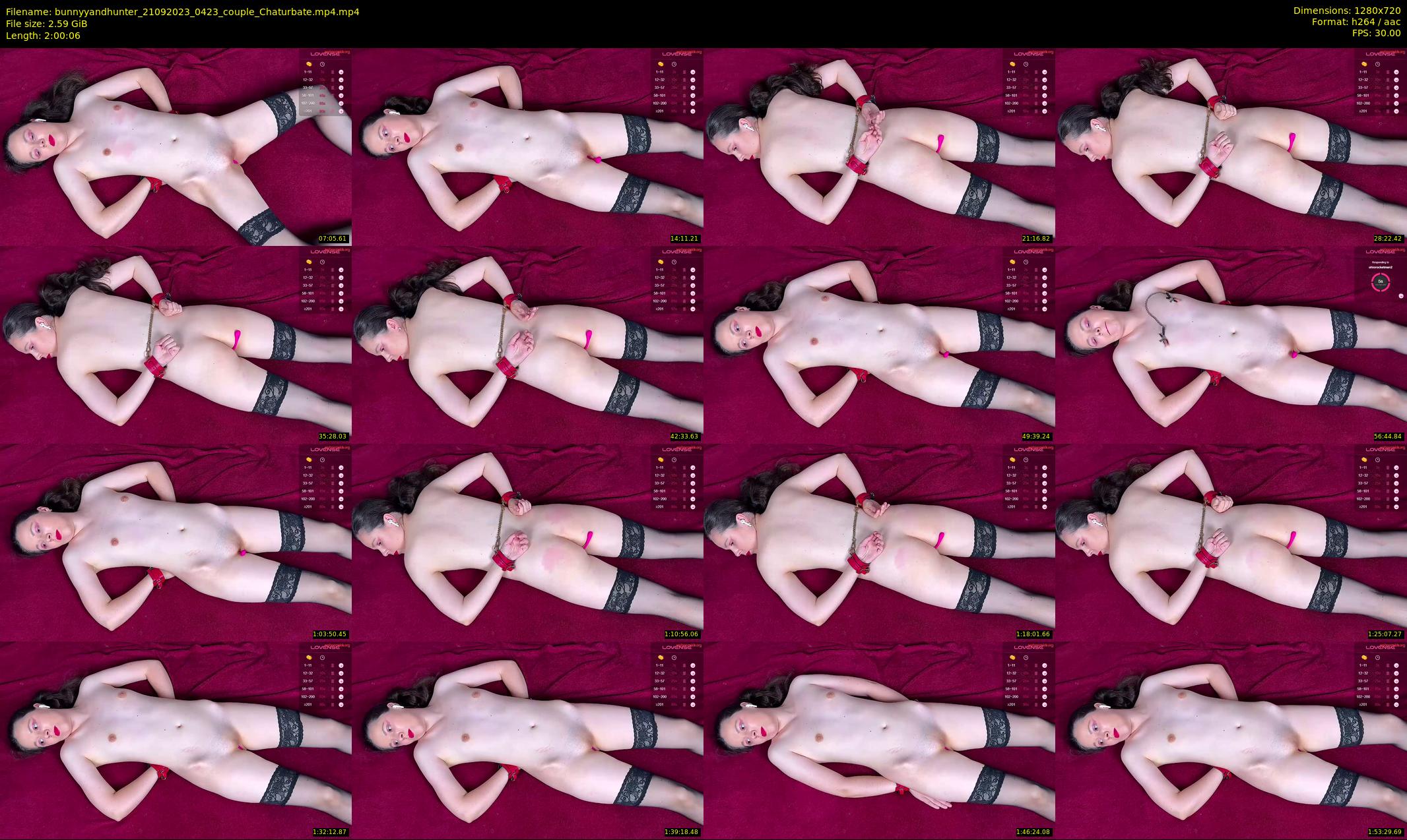 bunnyyandhunter — 121 minute Chaturbate couple cam show recording, 720p, Sep 21, 2023