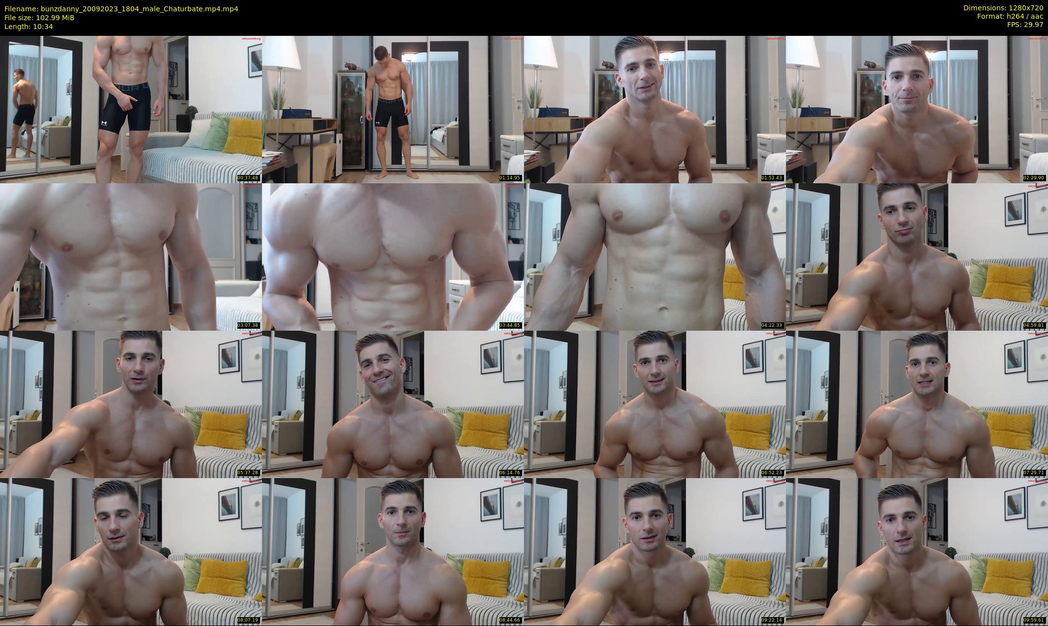 bunzdanny — 11 minute Chaturbate male cam show recording, 720p, Sep 20, 2023