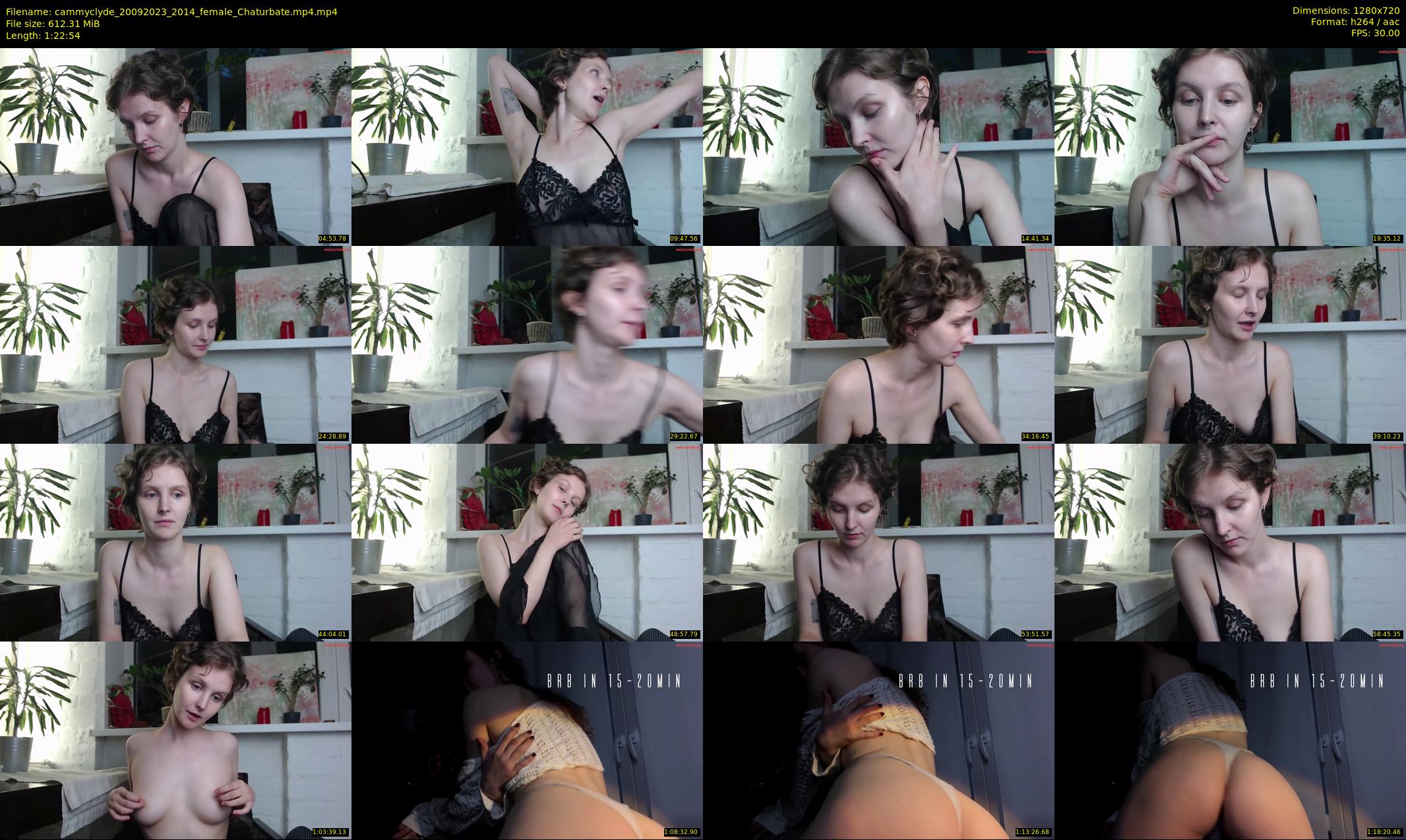 cammyclyde — 83 minute Chaturbate female cam show recording, 720p, Sep 20, 2023
