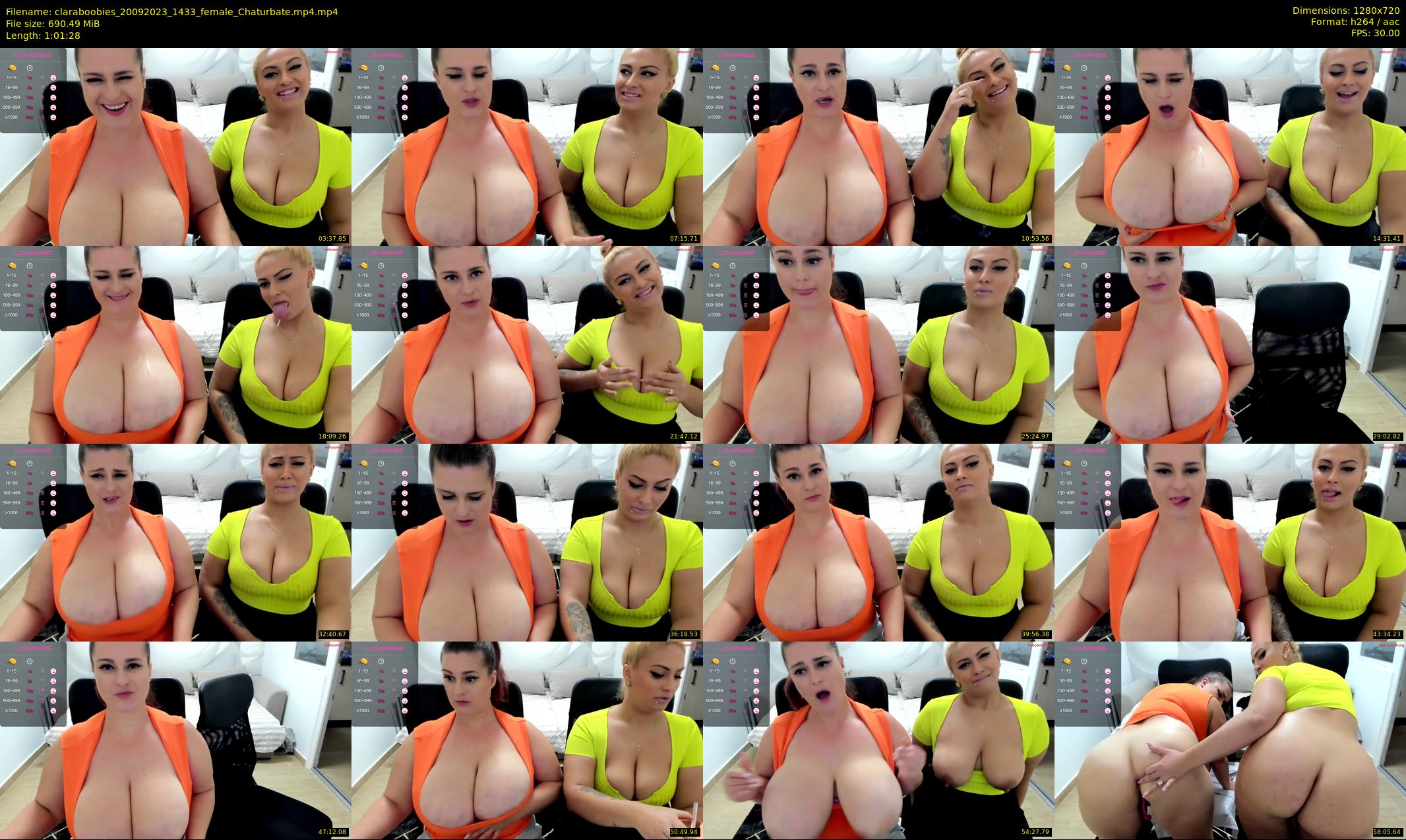 claraboobies — 62 minute Chaturbate female cam show recording, 720p, Sep 20, 2023