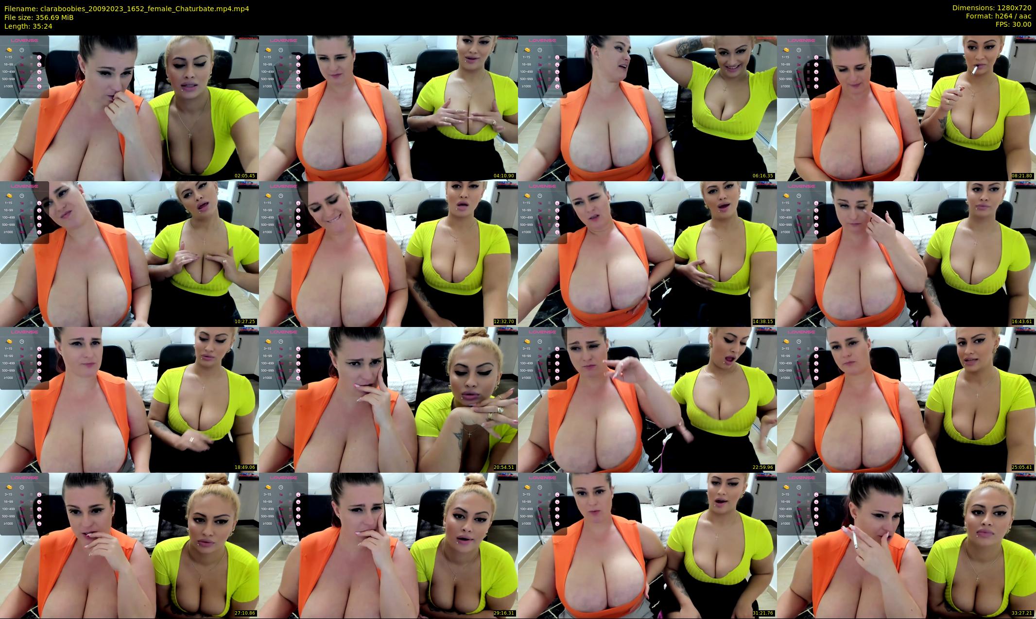claraboobies — 36 minute Chaturbate female cam show recording, 720p, Sep 20, 2023