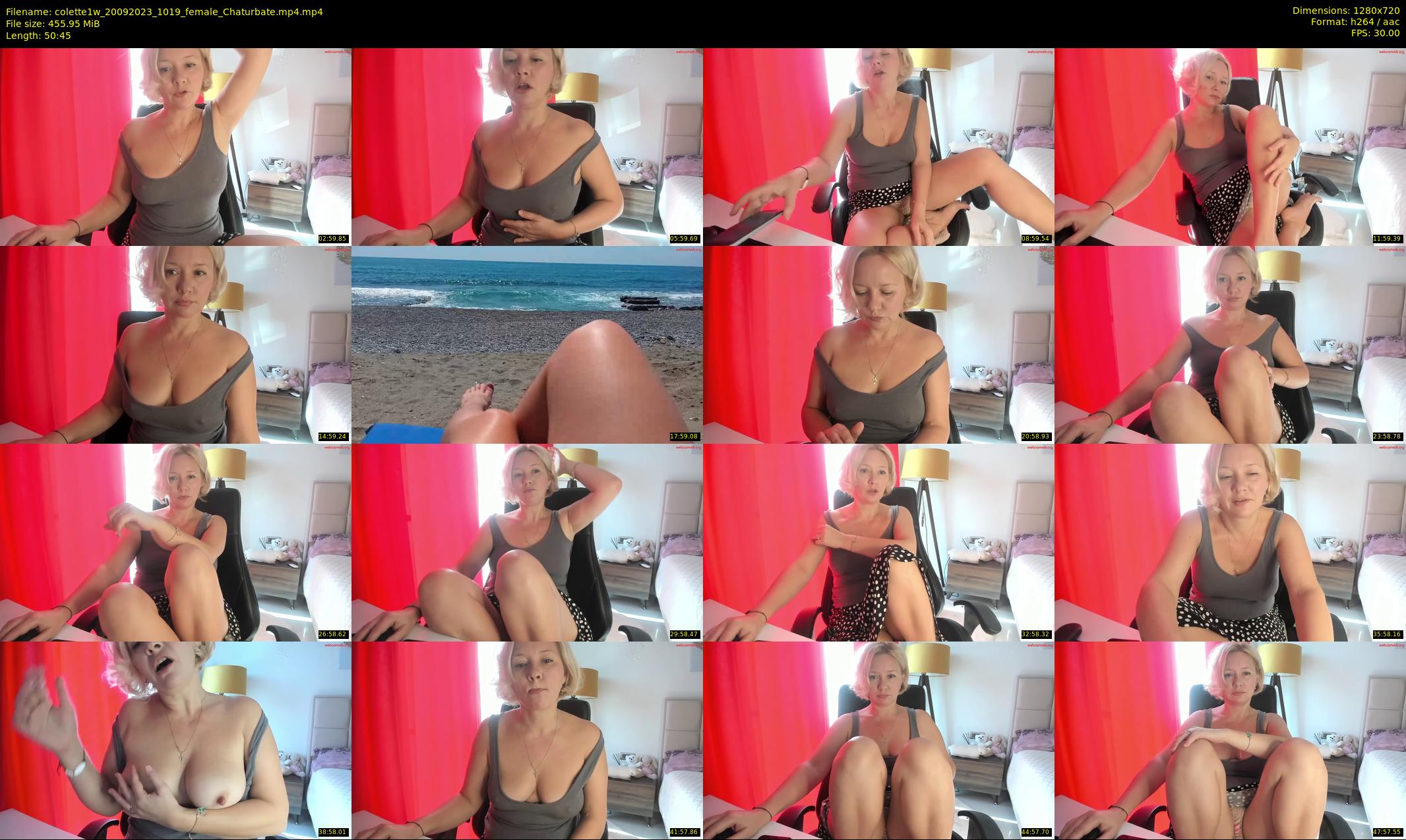 colette1w — 51 minute Chaturbate female cam show recording, 720p, Sep 20, 2023