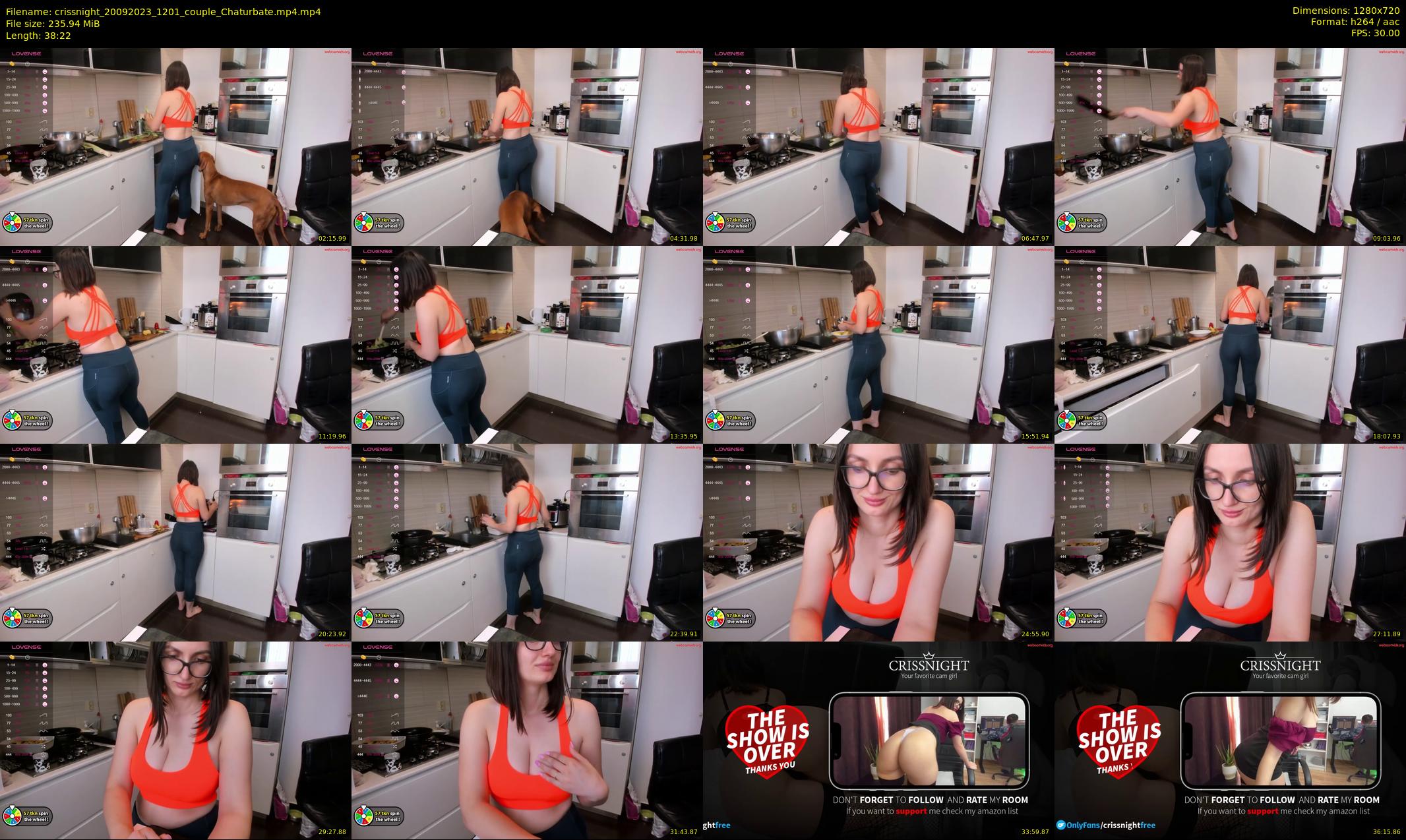crissnight — 39 minute Chaturbate female cam show recording, 720p, Sep 20, 2023