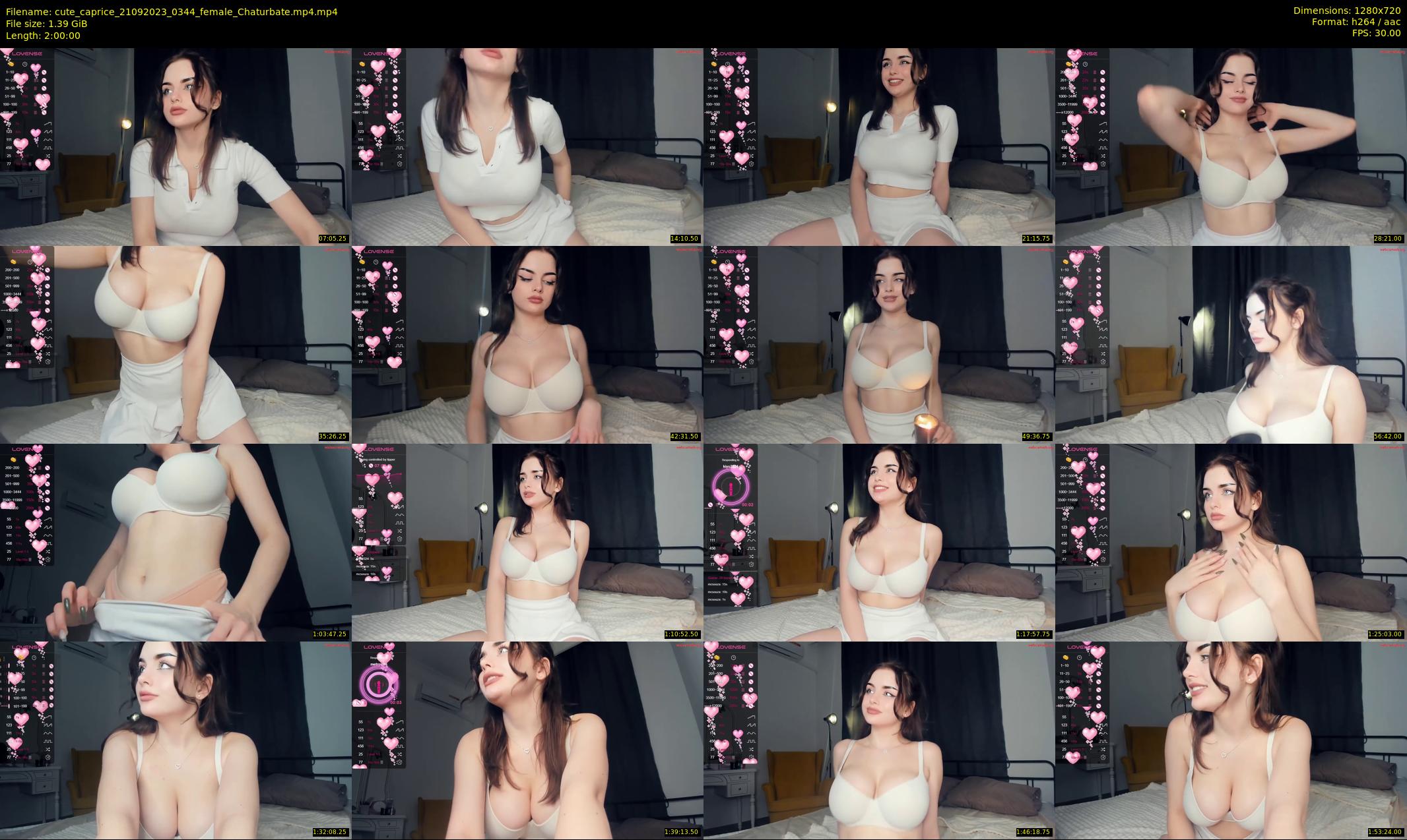 cute_caprice — 120 minute Chaturbate female cam show recording, 720p, Sep 21, 2023