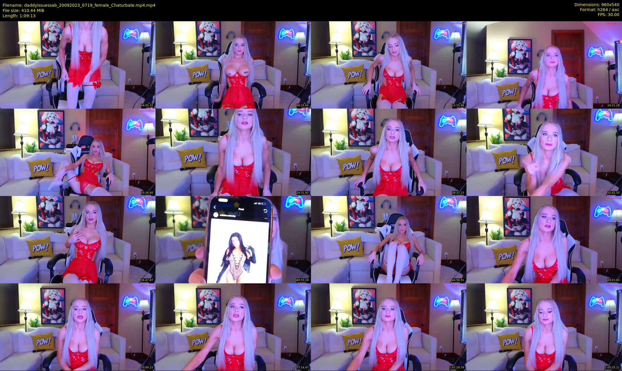 daddyissuessab — 70 minute Chaturbate female cam show recording, 480p, Sep 20, 2023