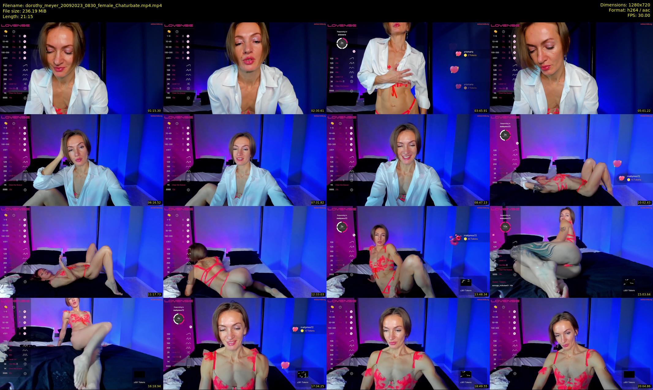 dorothy_meyer — 22 minute Chaturbate female cam show recording, 720p, Sep 20, 2023