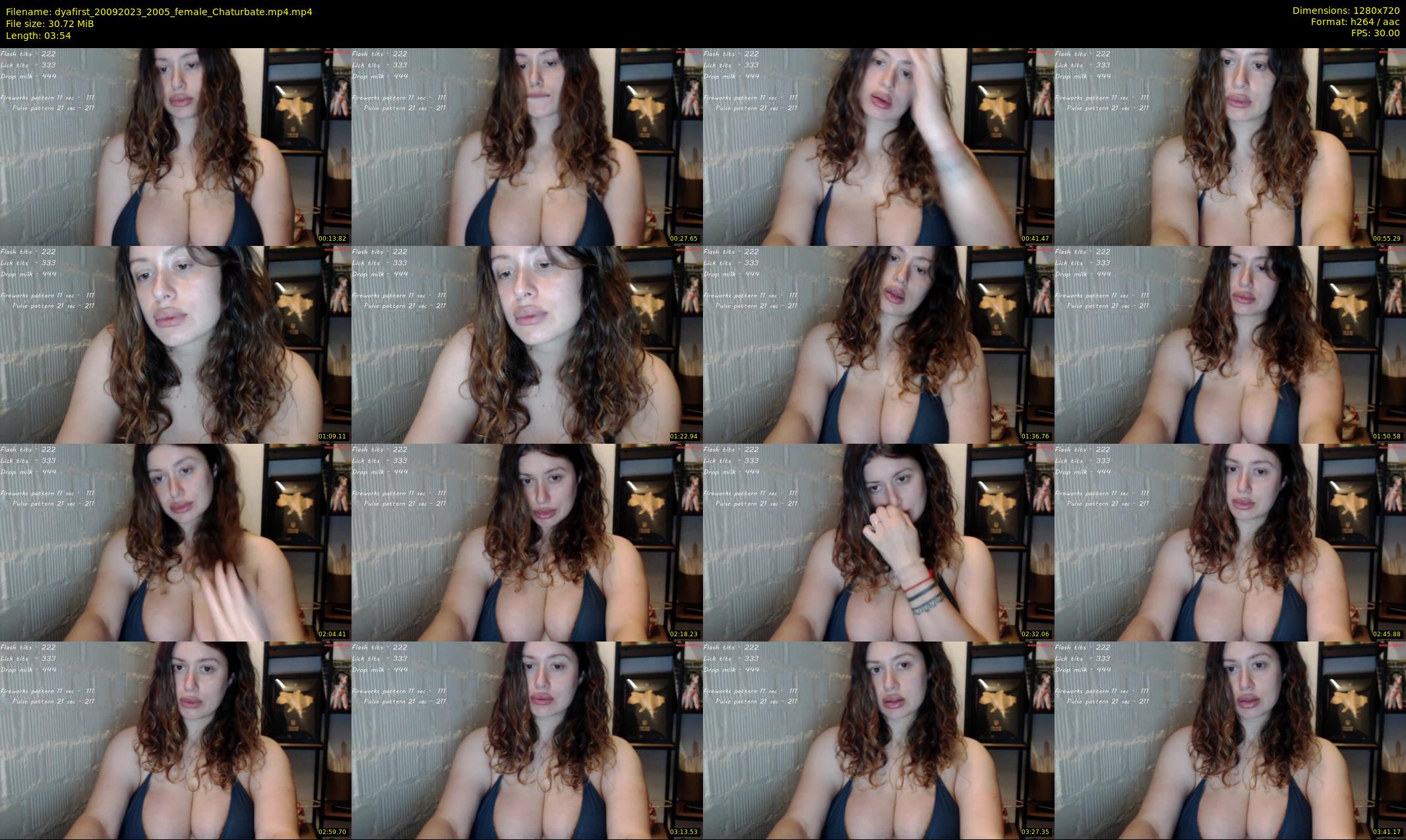 dyafirst — 4 minute Chaturbate female cam show recording, 720p, Sep 20, 2023