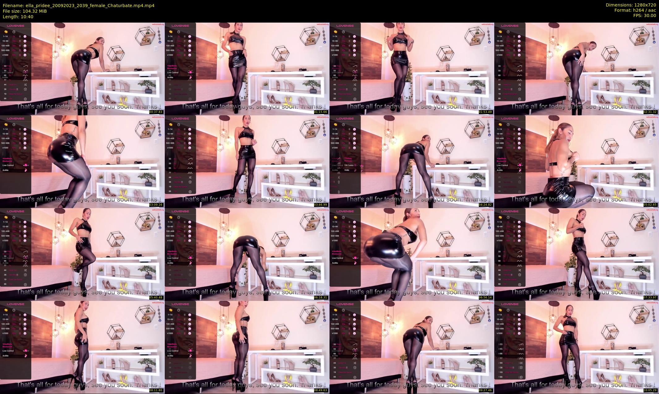 ella_pridee — 11 minute Chaturbate female cam show recording, 720p, Sep 20, 2023