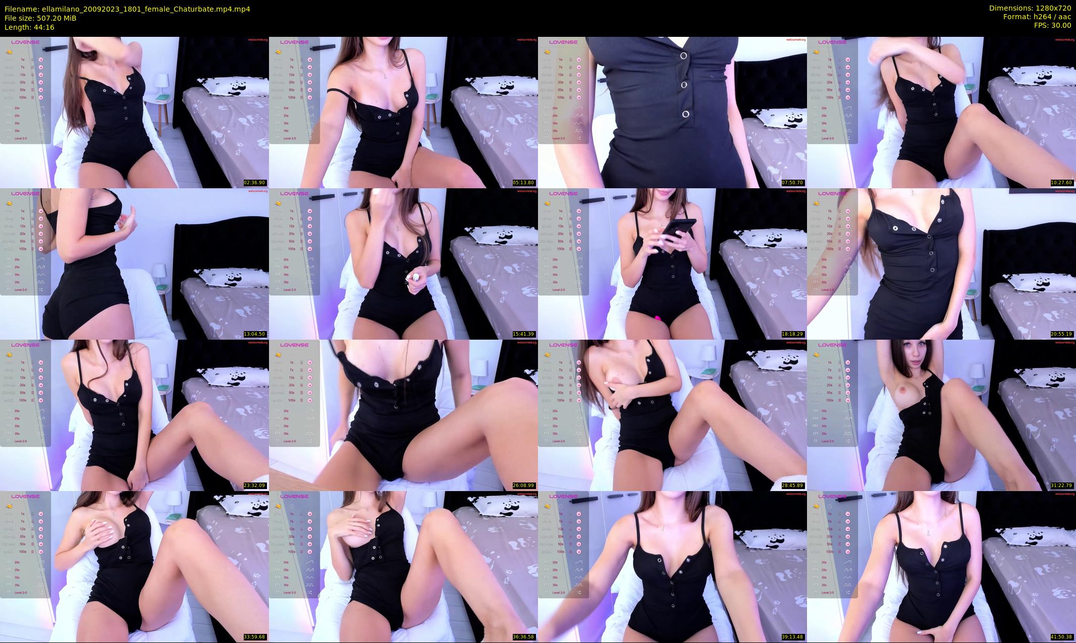 ellamilano — 45 minute Chaturbate female cam show recording, 720p, Sep 20, 2023