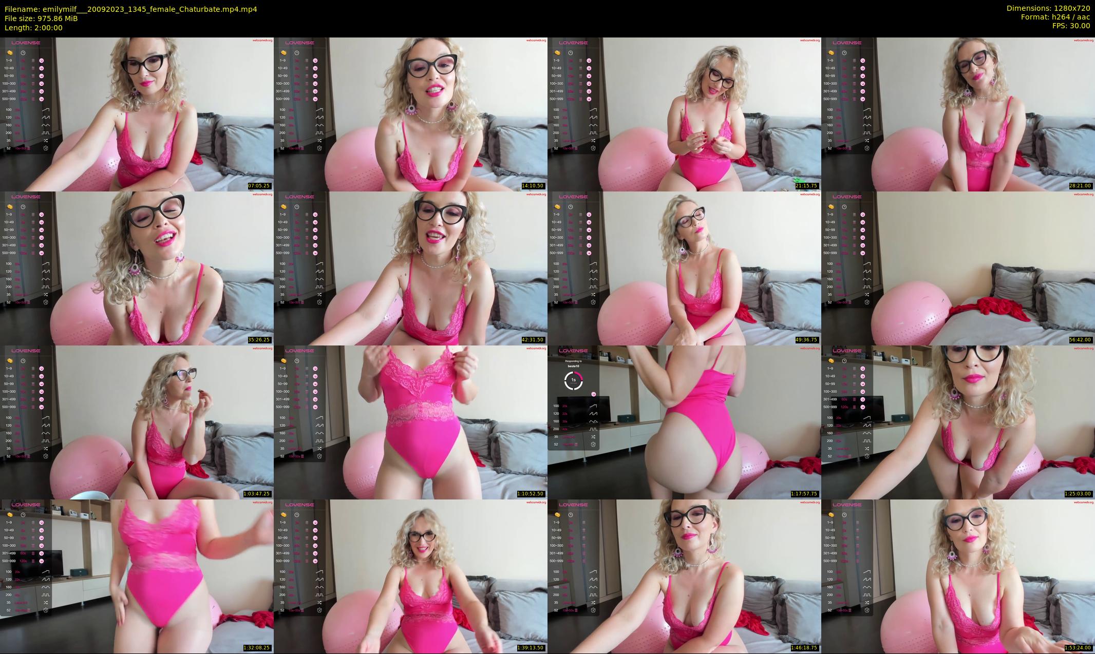 emilymilf__ — 120 minute Chaturbate female cam show recording, 720p, Sep 20, 2023