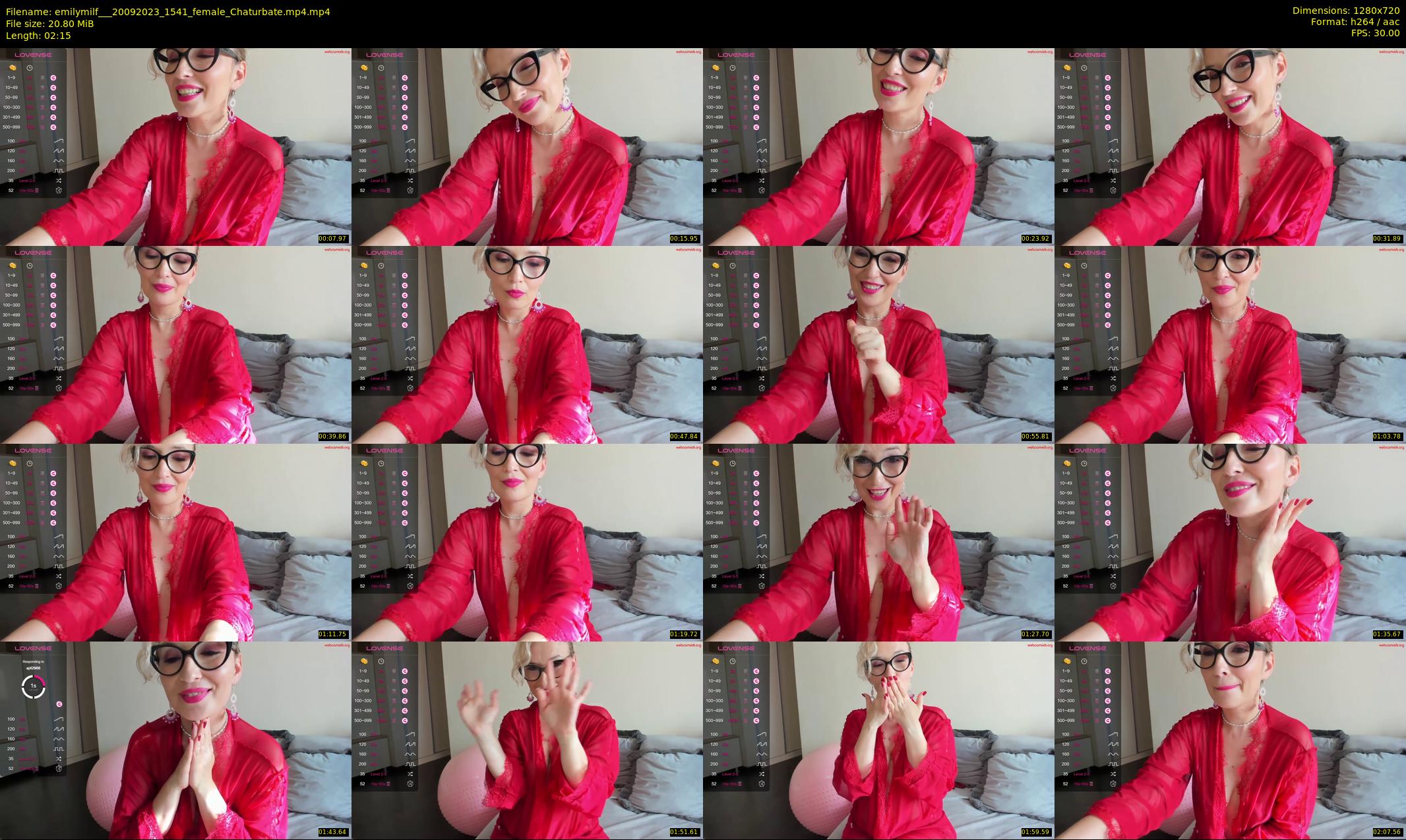 emilymilf__ — 3 minute Chaturbate female cam show recording, 720p, Sep 20, 2023