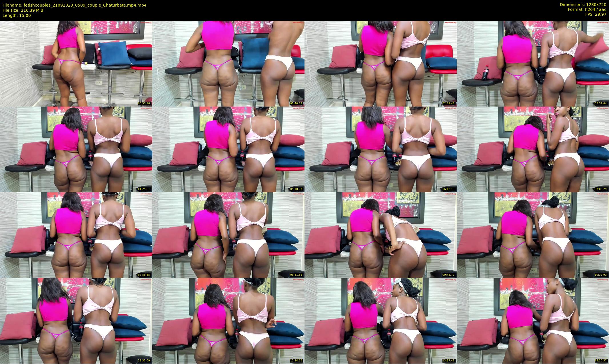 fetishcouples — 15 minute Chaturbate couple cam show recording, 720p, Sep 21, 2023