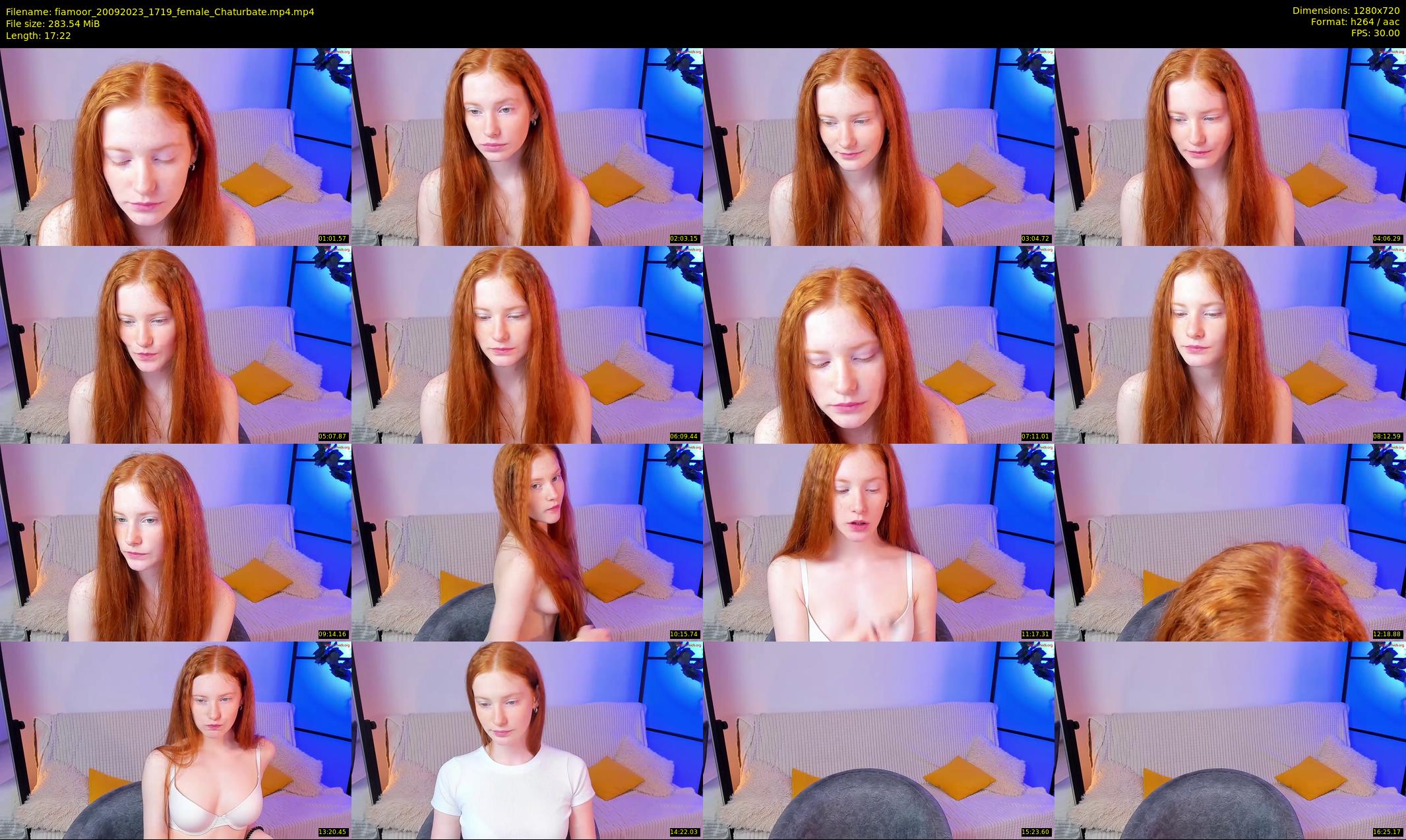 fiamoor — 18 minute Chaturbate female cam show recording, 720p, Sep 20, 2023