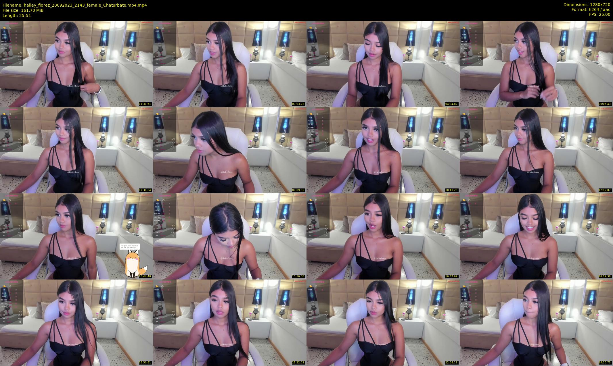 hailey_florez — 26 minute Chaturbate female cam show recording, 720p, Sep 20, 2023