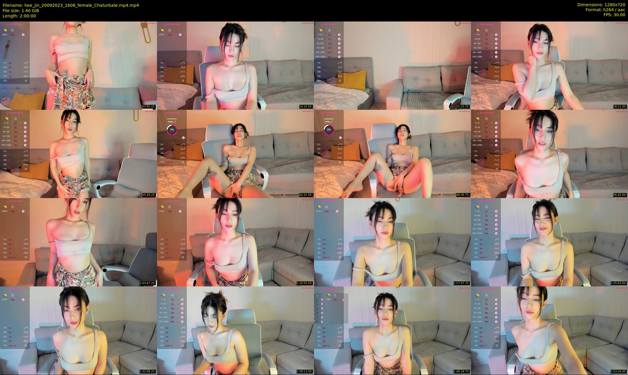 hee_jin — 120 minute Chaturbate female cam show recording, 720p, Sep 20, 2023