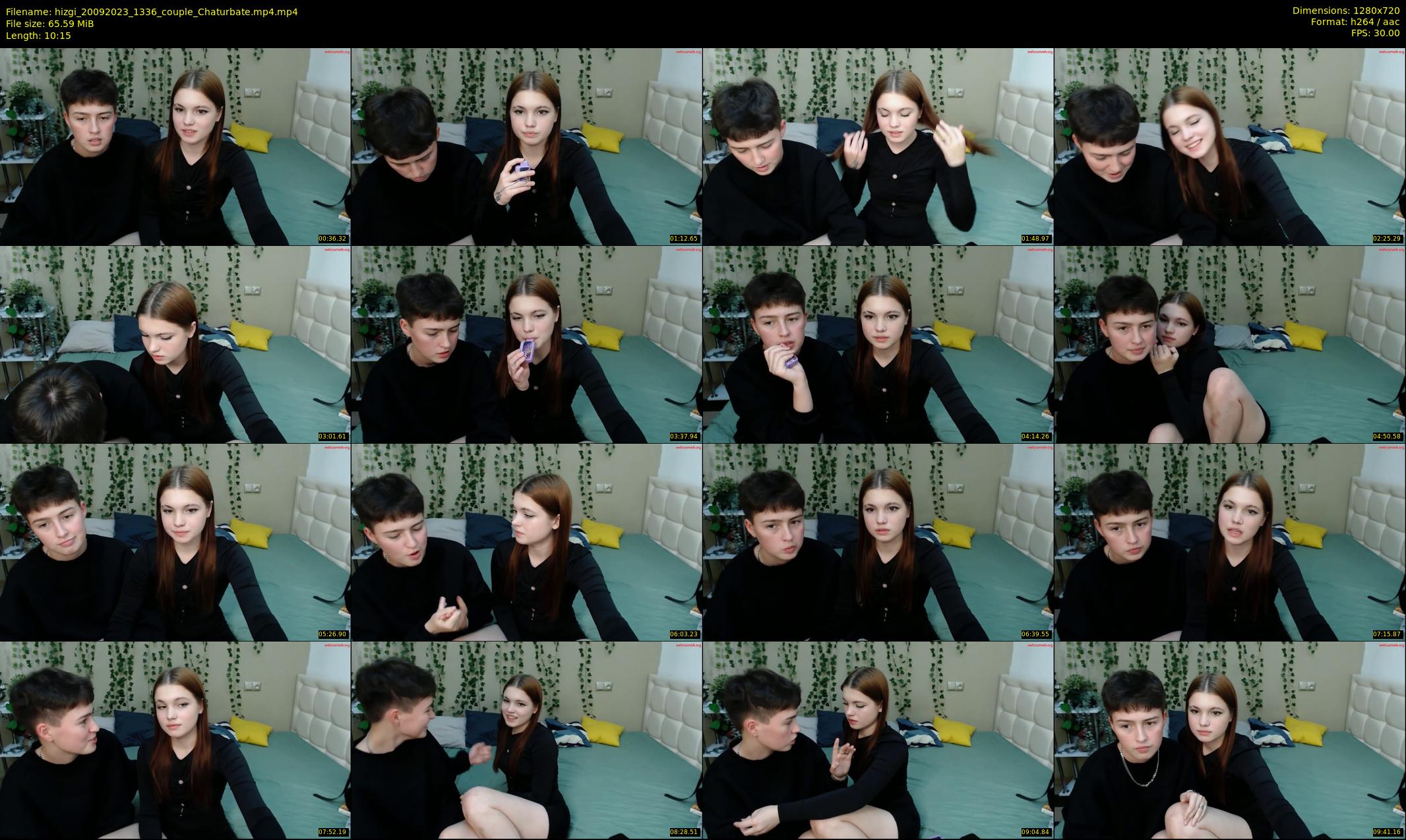 hizgi — 11 minute Chaturbate couple cam show recording, 720p, Sep 20, 2023
