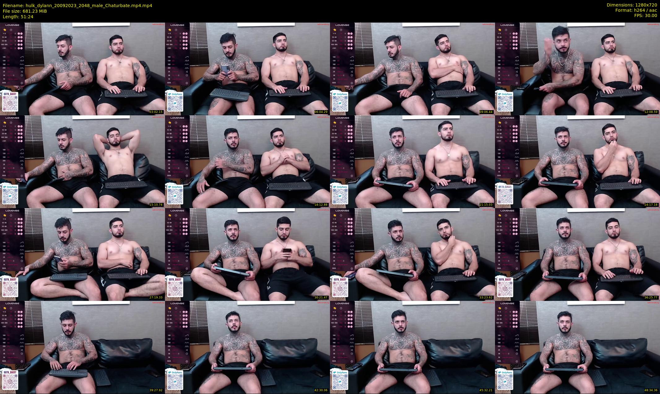 hulk_dylann — 52 minute Chaturbate male cam show recording, 720p, Sep 20, 2023