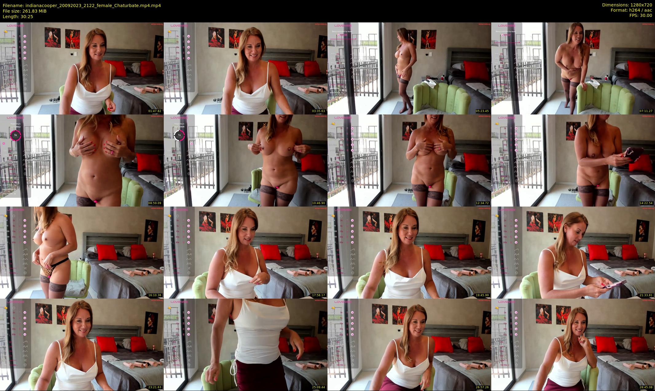 indianacooper — 31 minute Chaturbate female cam show recording, 720p, Sep 20, 2023