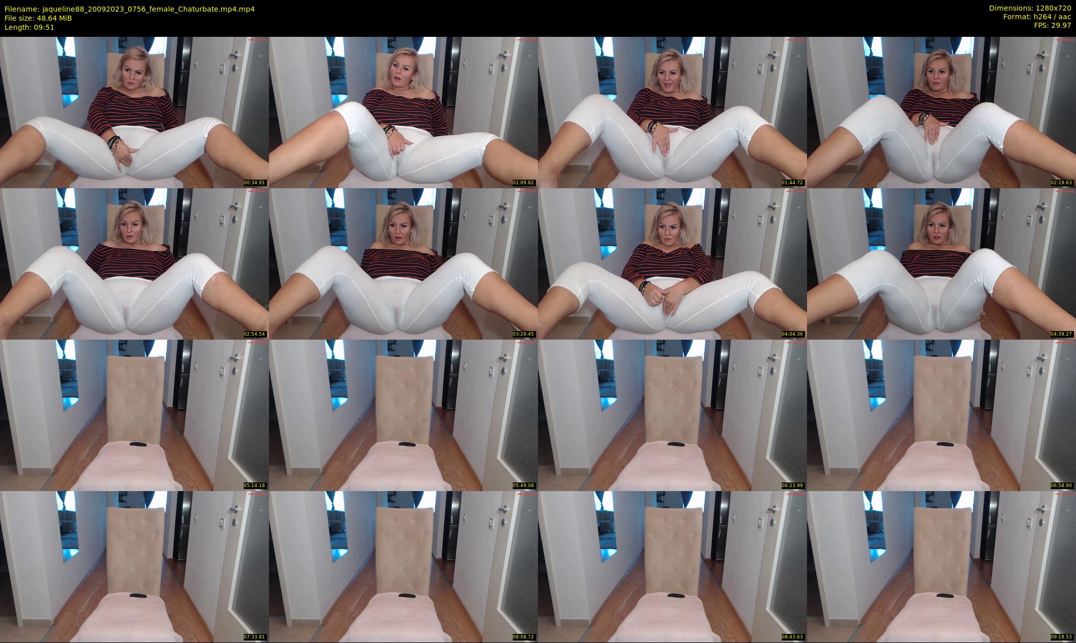 jaqueline88 — 10 minute Chaturbate female cam show recording, 720p, Sep 20, 2023
