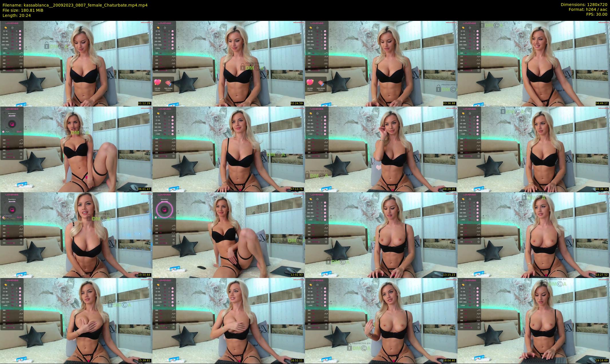 kassablanca_ — 21 minute Chaturbate female cam show recording, 720p, Sep 20, 2023