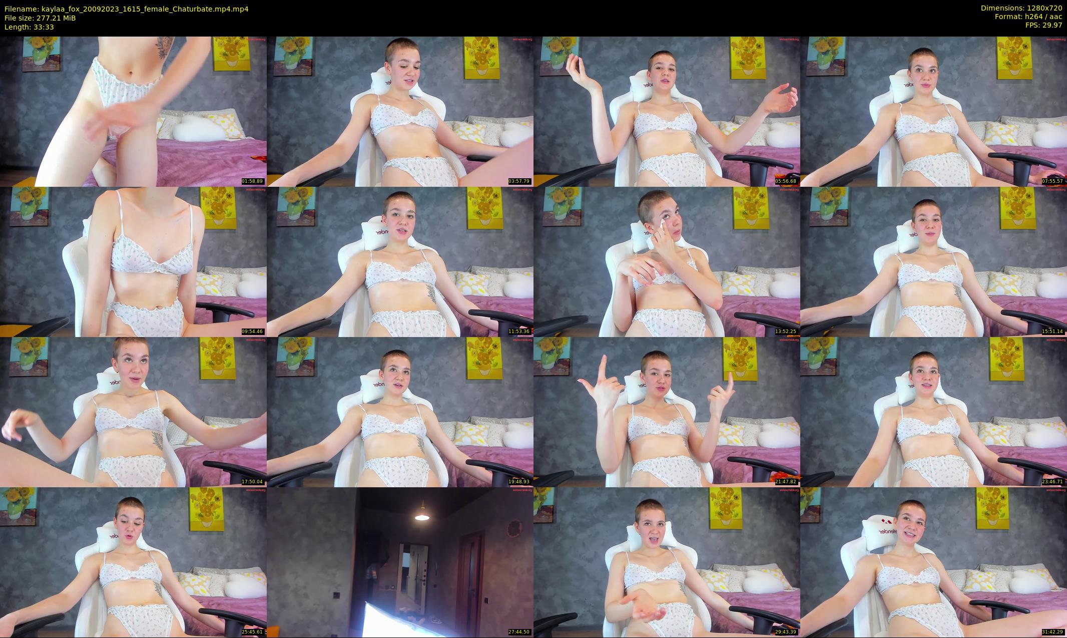 kaylaa_fox — 34 minute Chaturbate female cam show recording, 720p, Sep 20, 2023