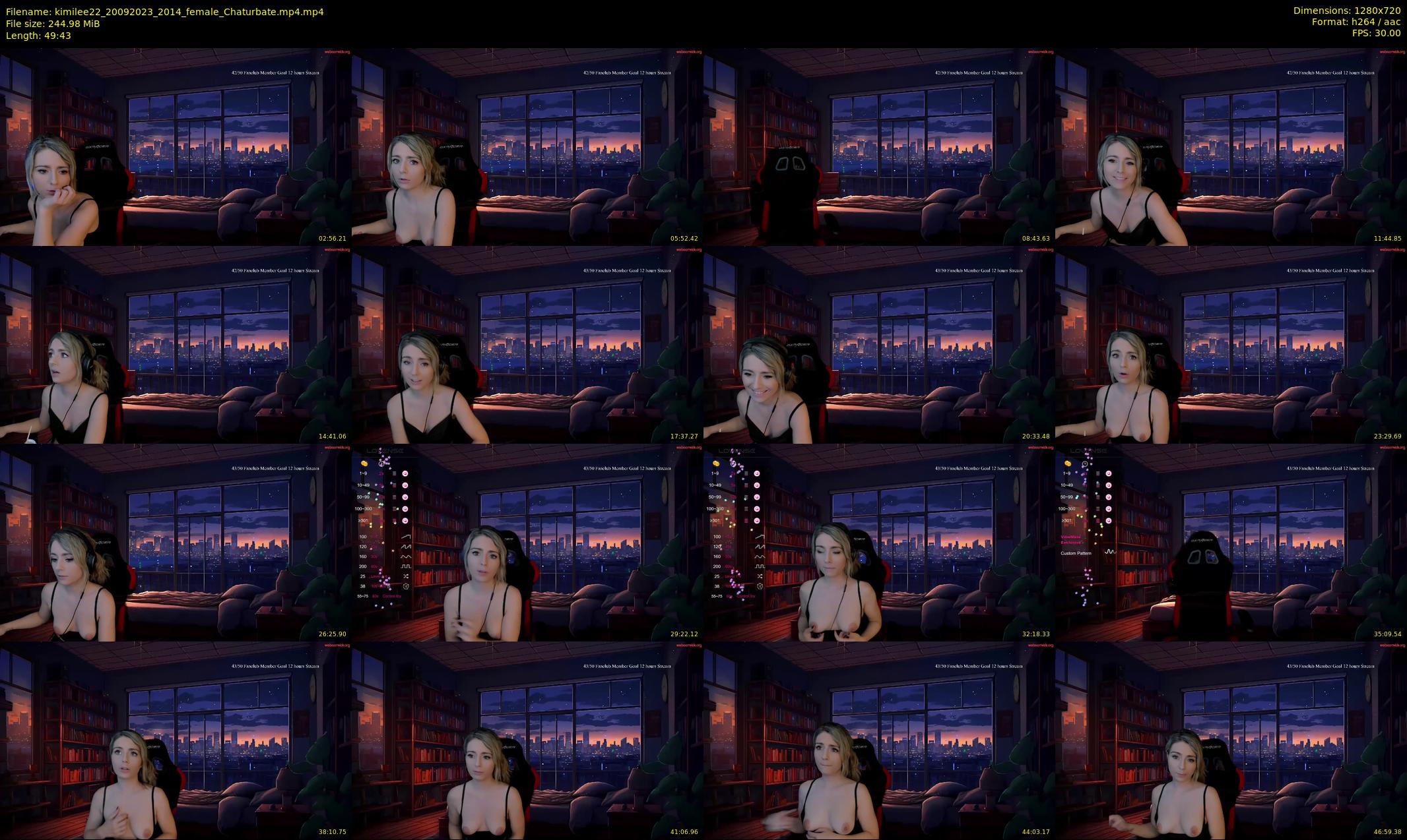 kimilee22 — 50 minute Chaturbate female cam show recording, 720p, Sep 20, 2023