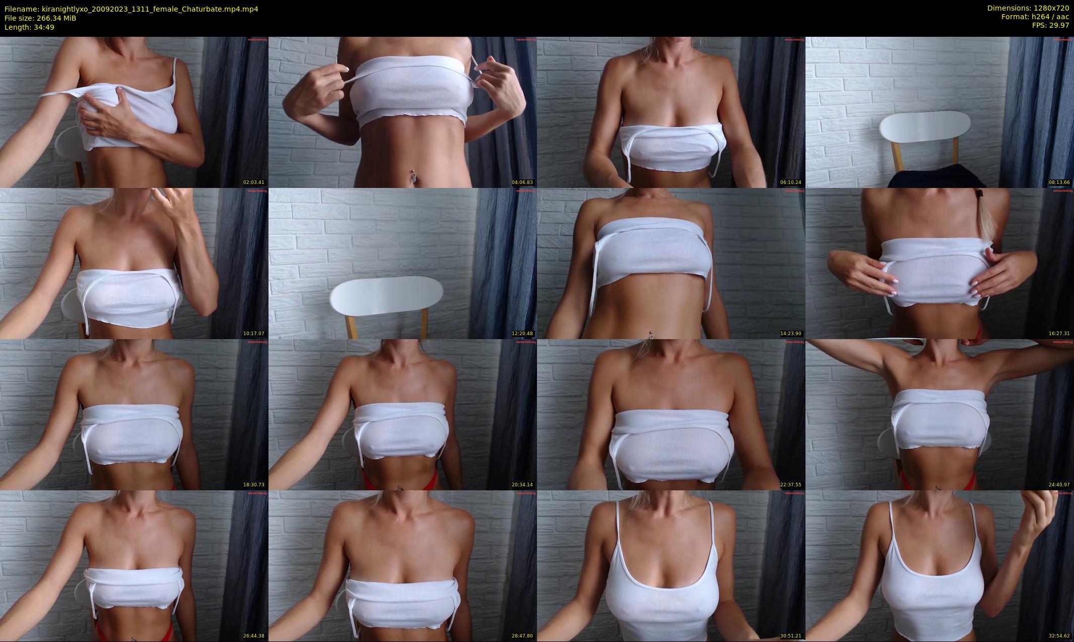 kiranightlyxo — 35 minute Chaturbate female cam show recording, 720p, Sep 20, 2023