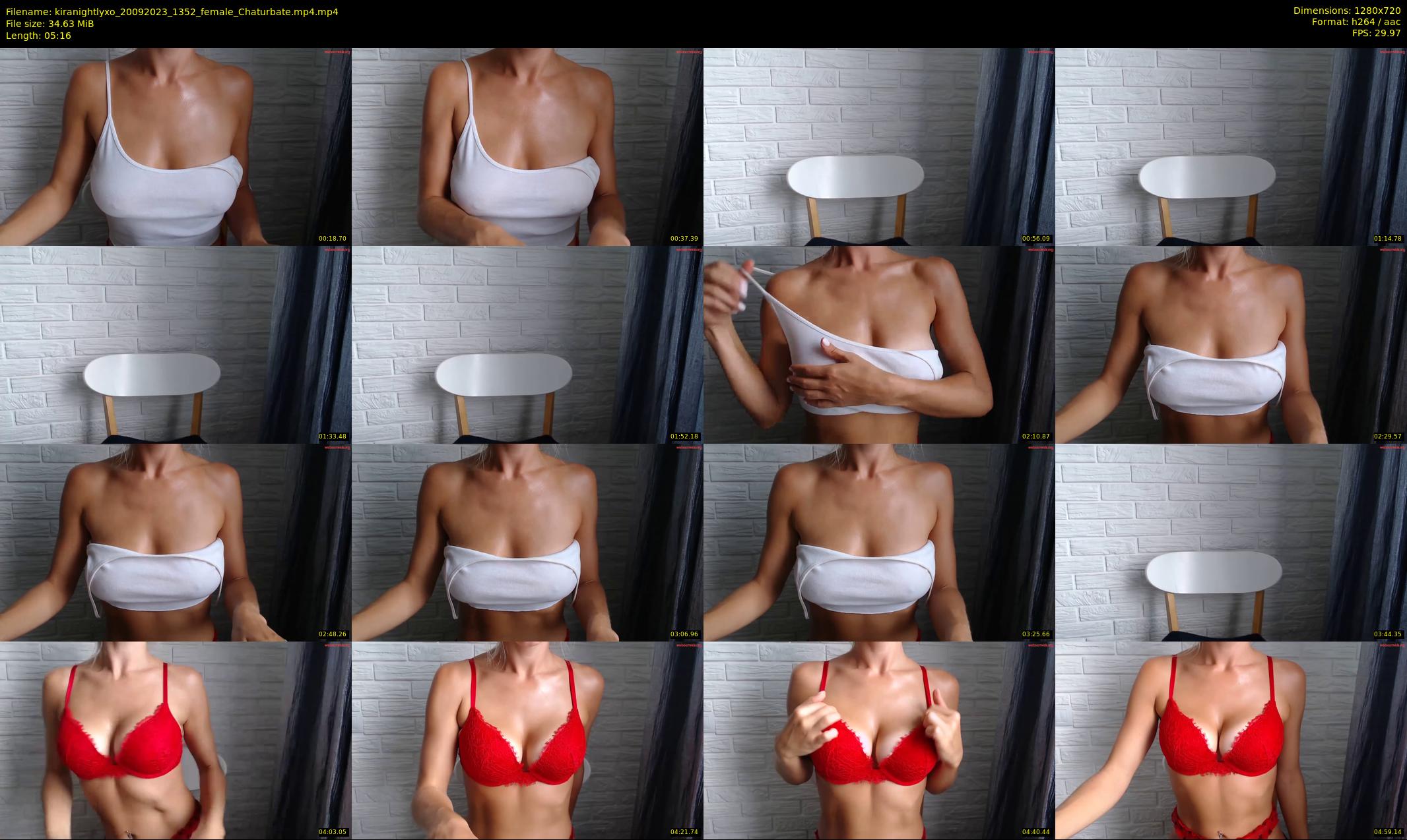 kiranightlyxo — 6 minute Chaturbate female cam show recording, 720p, Sep 20, 2023