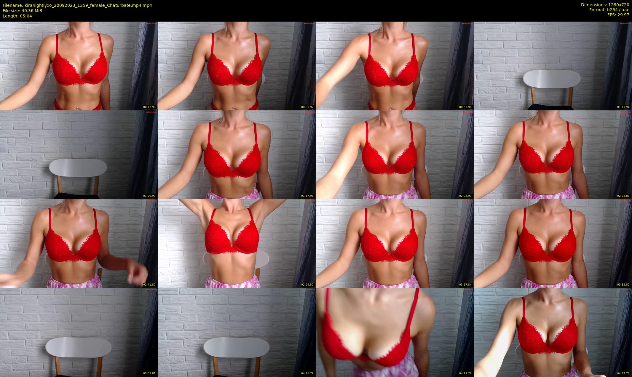 kiranightlyxo — 6 minute Chaturbate female cam show recording, 720p, Sep 20, 2023