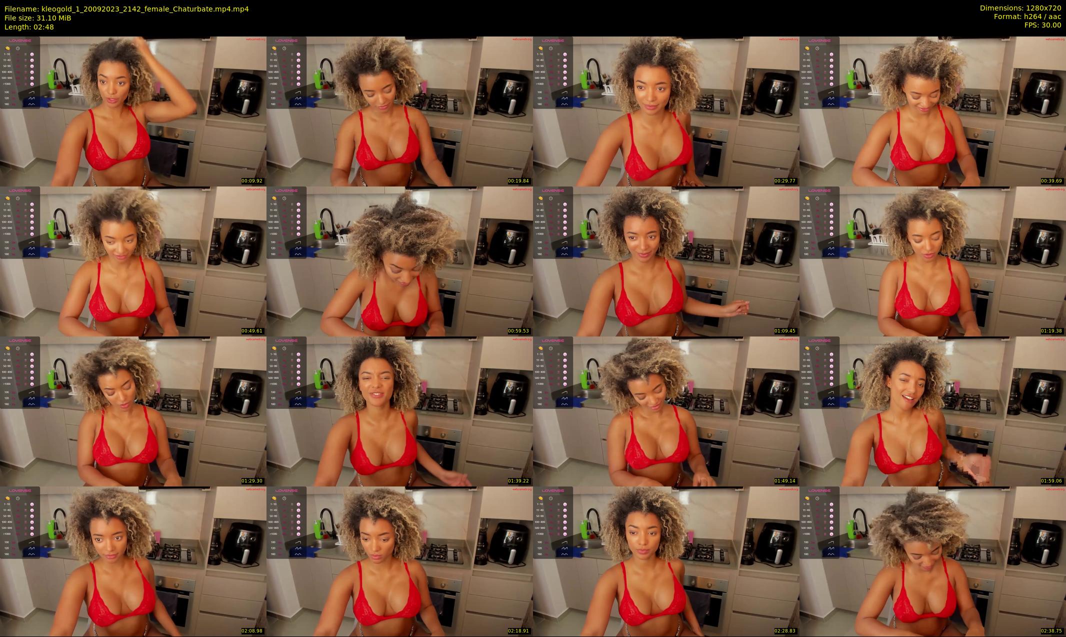 kleogold_1 — 3 minute Chaturbate female cam show recording, 720p, Sep 20, 2023